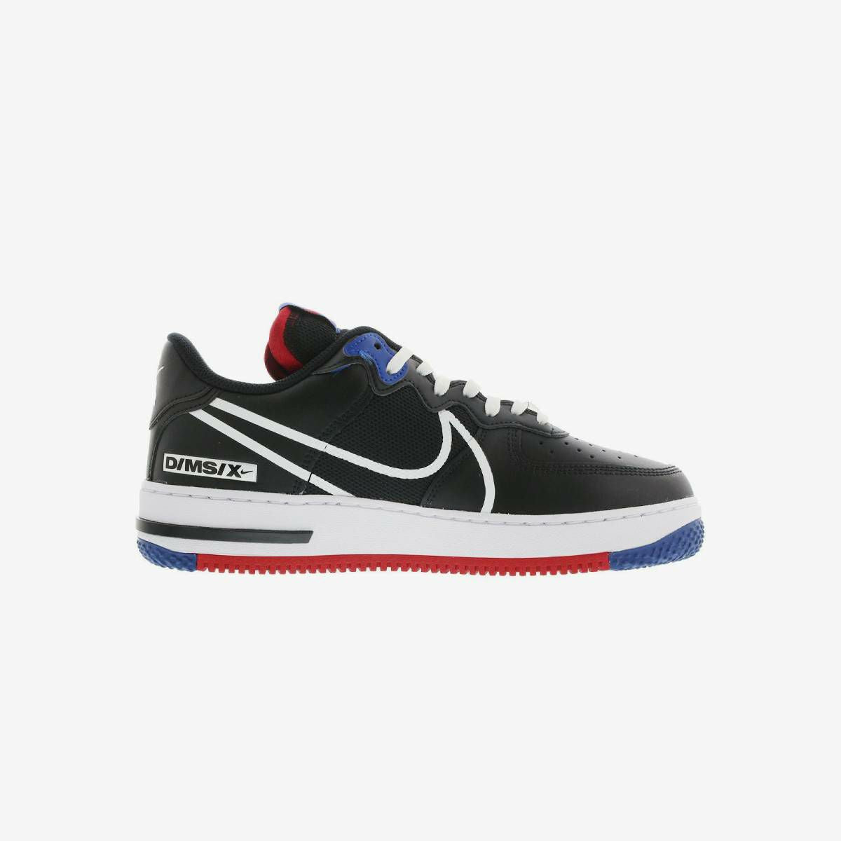 NIKE AIR FORCE 1 REACT BLACK/WHITE/GYM RED/GYM BLUE ct1020-001