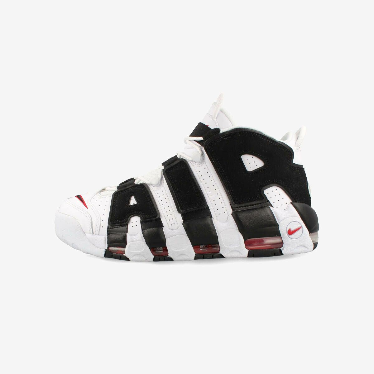 Nike air more clearance uptempo white black red