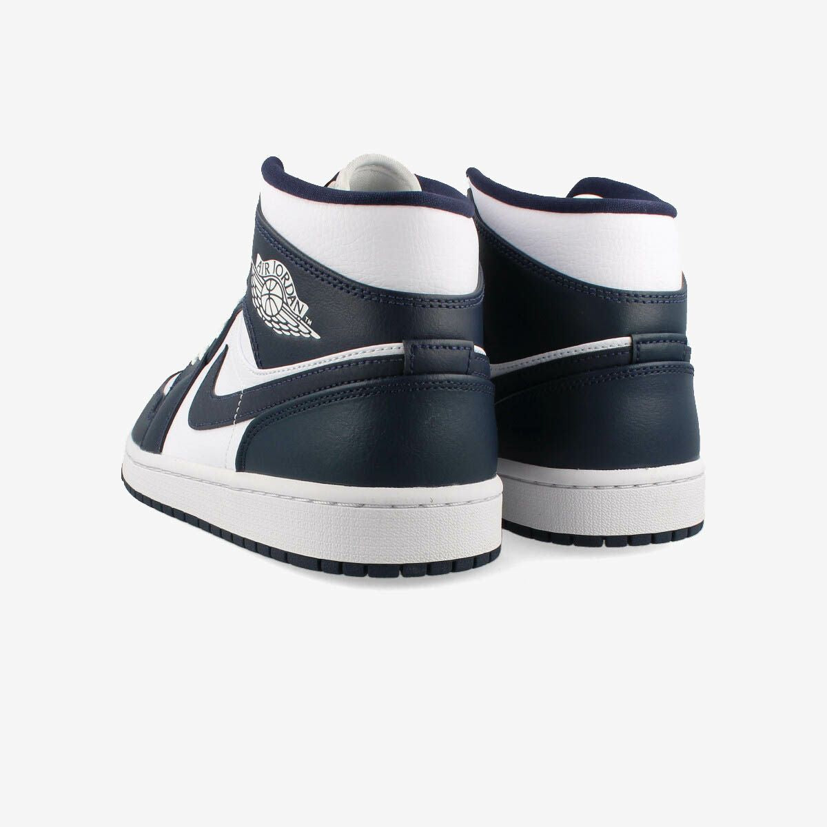 NIKE AIR JORDAN 1 MID WHITE/METALLIC GOLD/OBSIDIAN – KICKS LAB.