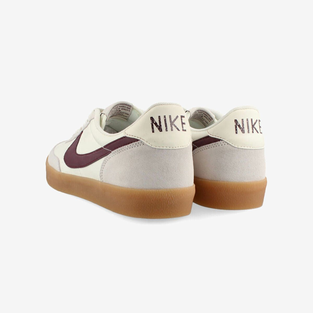 NIKE KILLSHOT 2 LEATHER SAIL/NIGHT MAROON/GUM YELLOW [J.CREW]