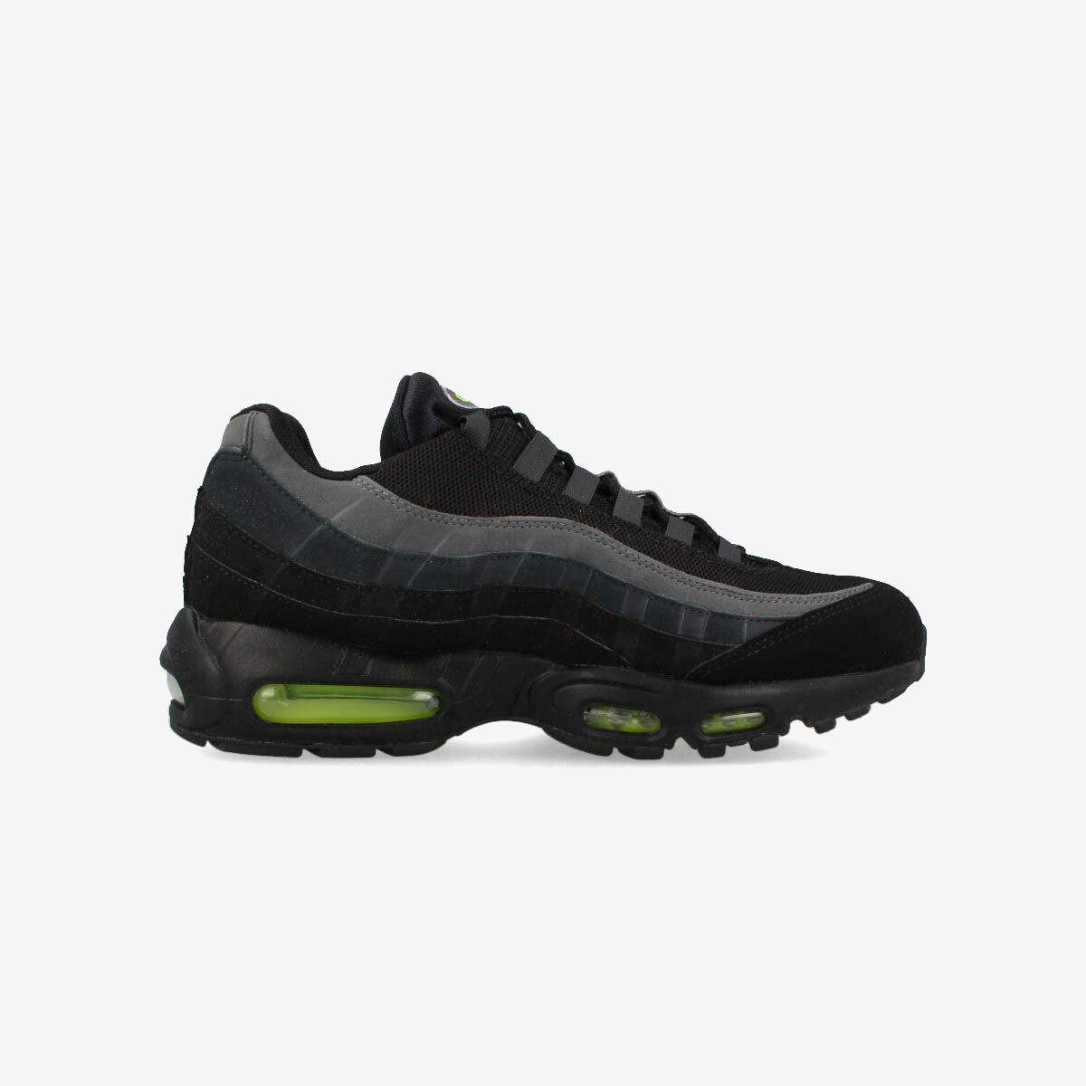 NIKE AIR MAX 95 BLACK/LT SMOKE GREY/VOLT – KICKS LAB.