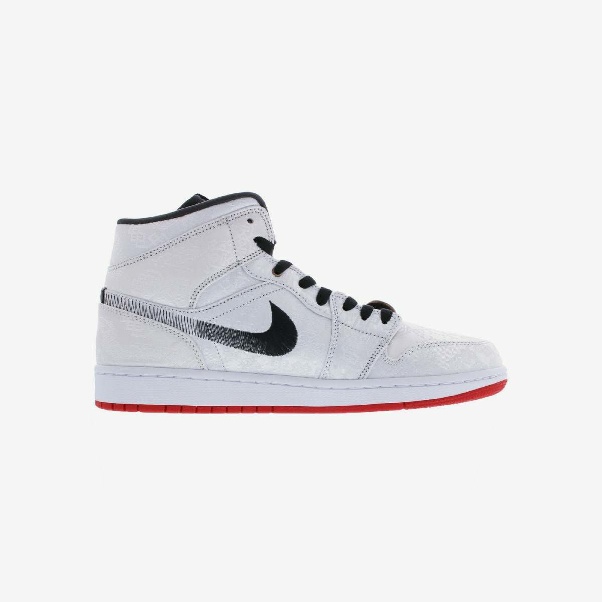 NIKE AIR JORDAN 1 MID SE FRLS GC WHITE/BLACK/WHITE 【CLOT