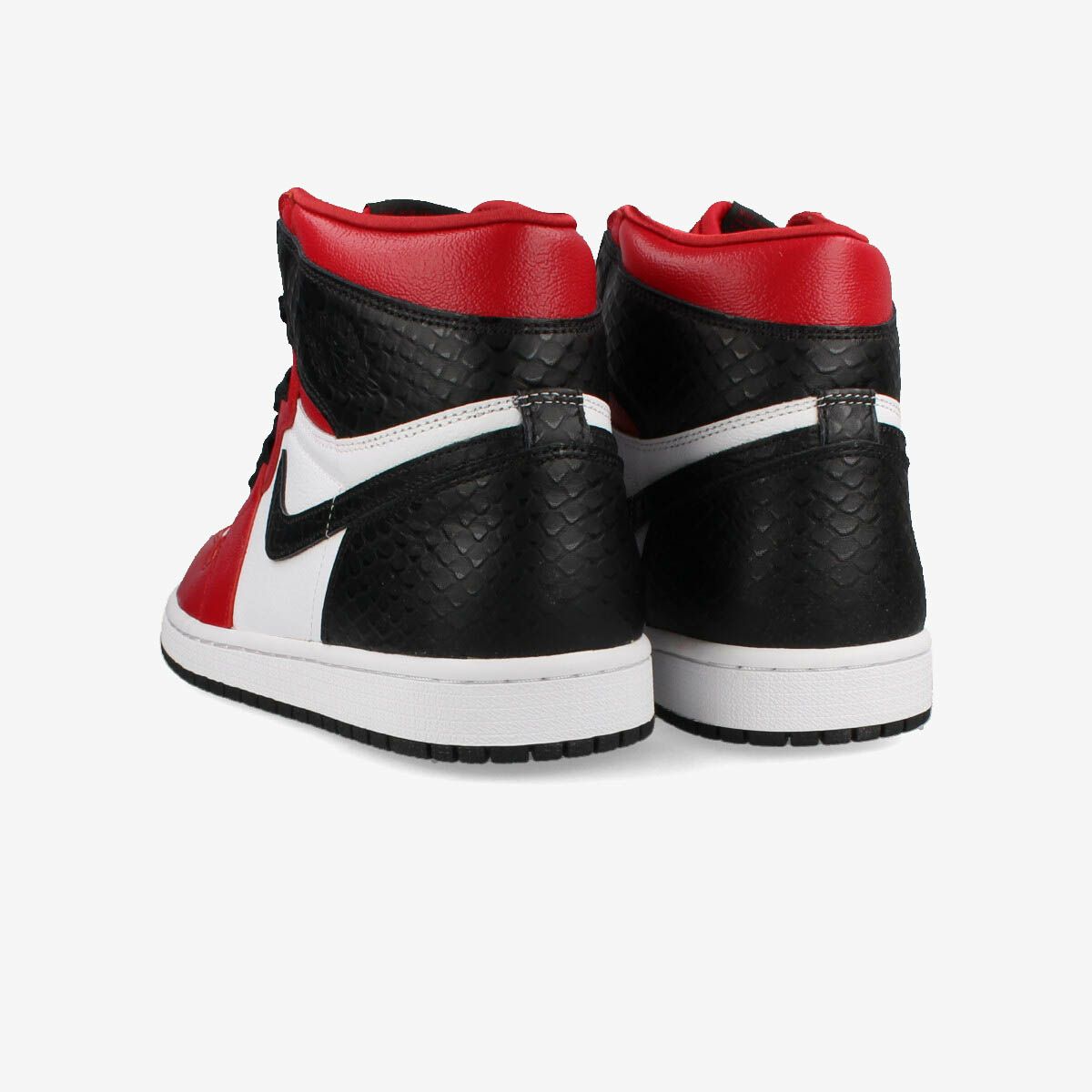 NIKE WMNS AIR JORDAN 1 HIGH OG GYM RED/WHITE/BLACK 【SATIN SNAKE