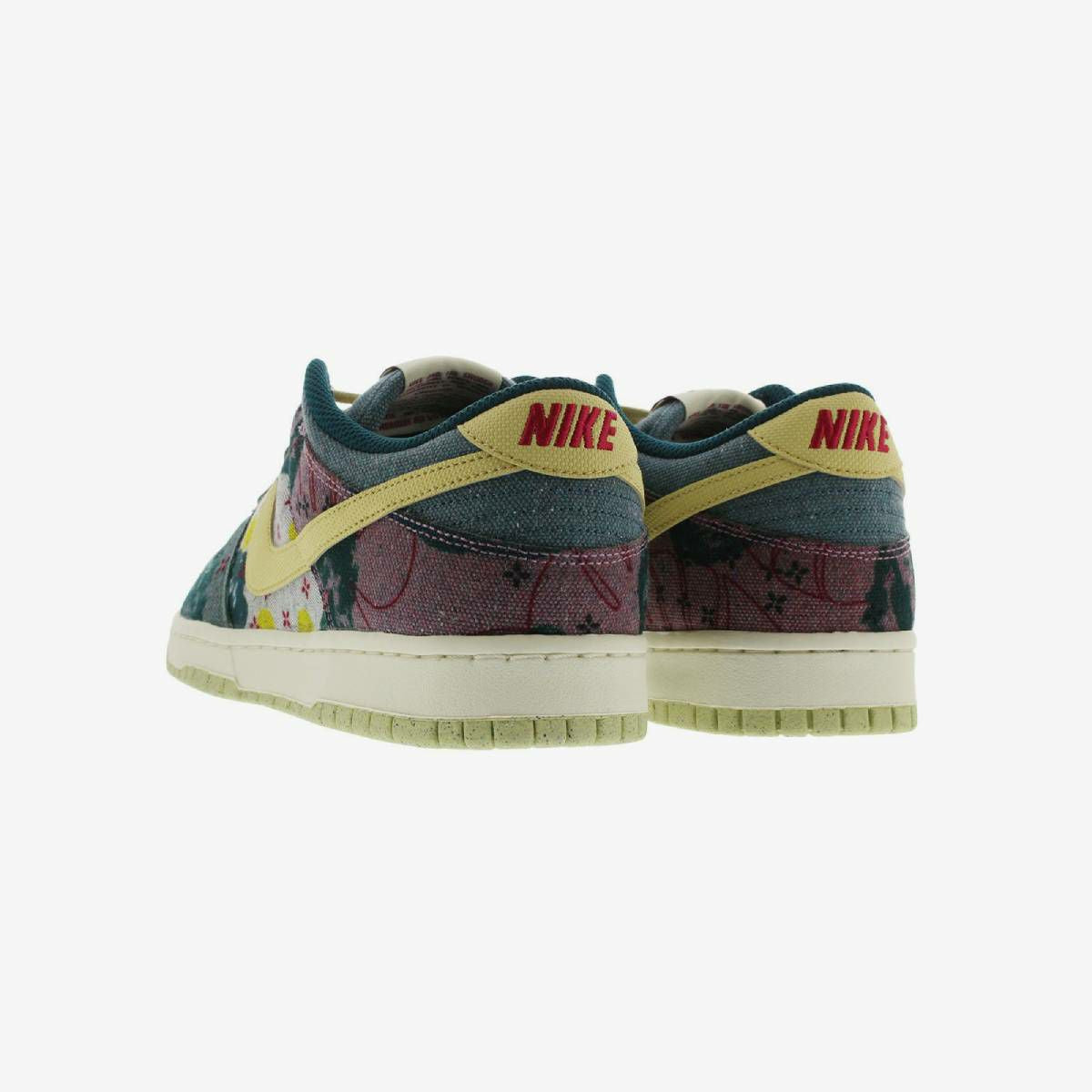 NIKE DUNK LOW SP MULTI COLOR/MIDNIGHT TURQUOISE/CARDINAL RED/LEMON WAS