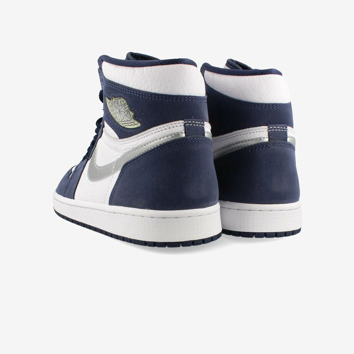 NIKE AIR JORDAN 1 RETRO HIGH OG CO.JP WHITE/MIDNIGHT NAVY/METALLIC