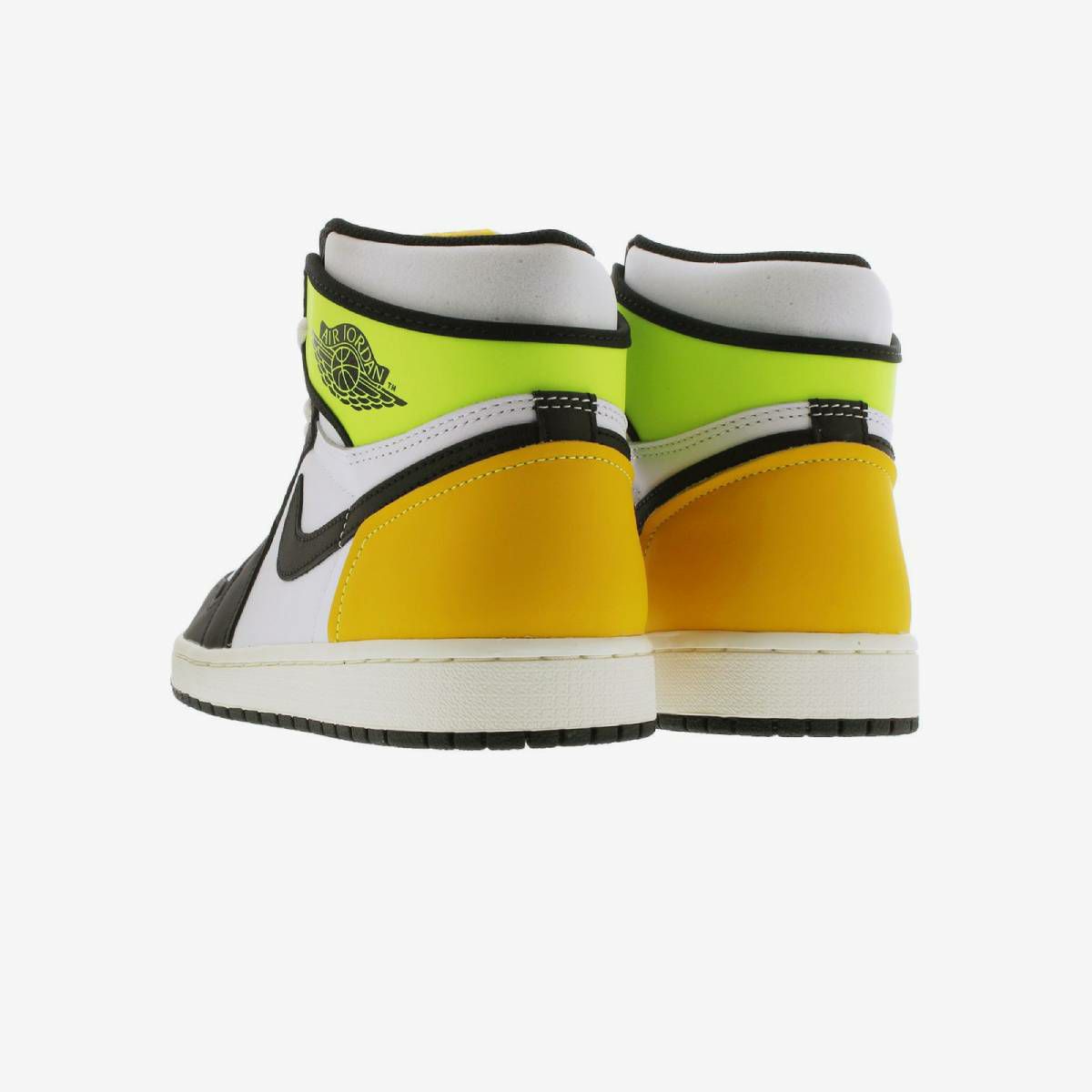 NIKE AIR JORDAN 1 RETRO HIGH OG WHITE/VOLT/UNIVERSITY GOLD – KICKS