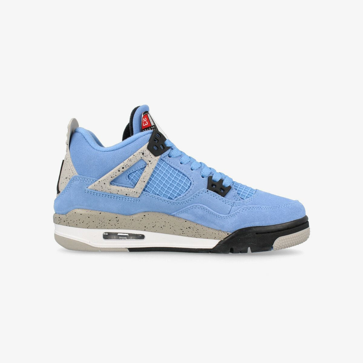 NIKE AIR JORDAN 4 RETRO GS UNIVERSITY BLUE/TECH GREY/WHITE/BLACK