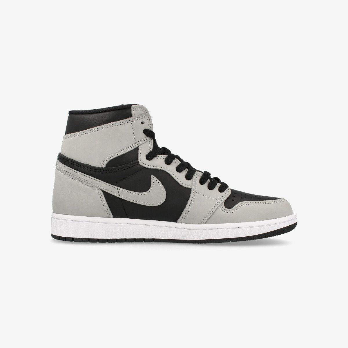 NIKE AIR JORDAN 1 RETRO HIGH OG BLACK/LIGHT SMOKE GREY/WHITE [SHADOW 2