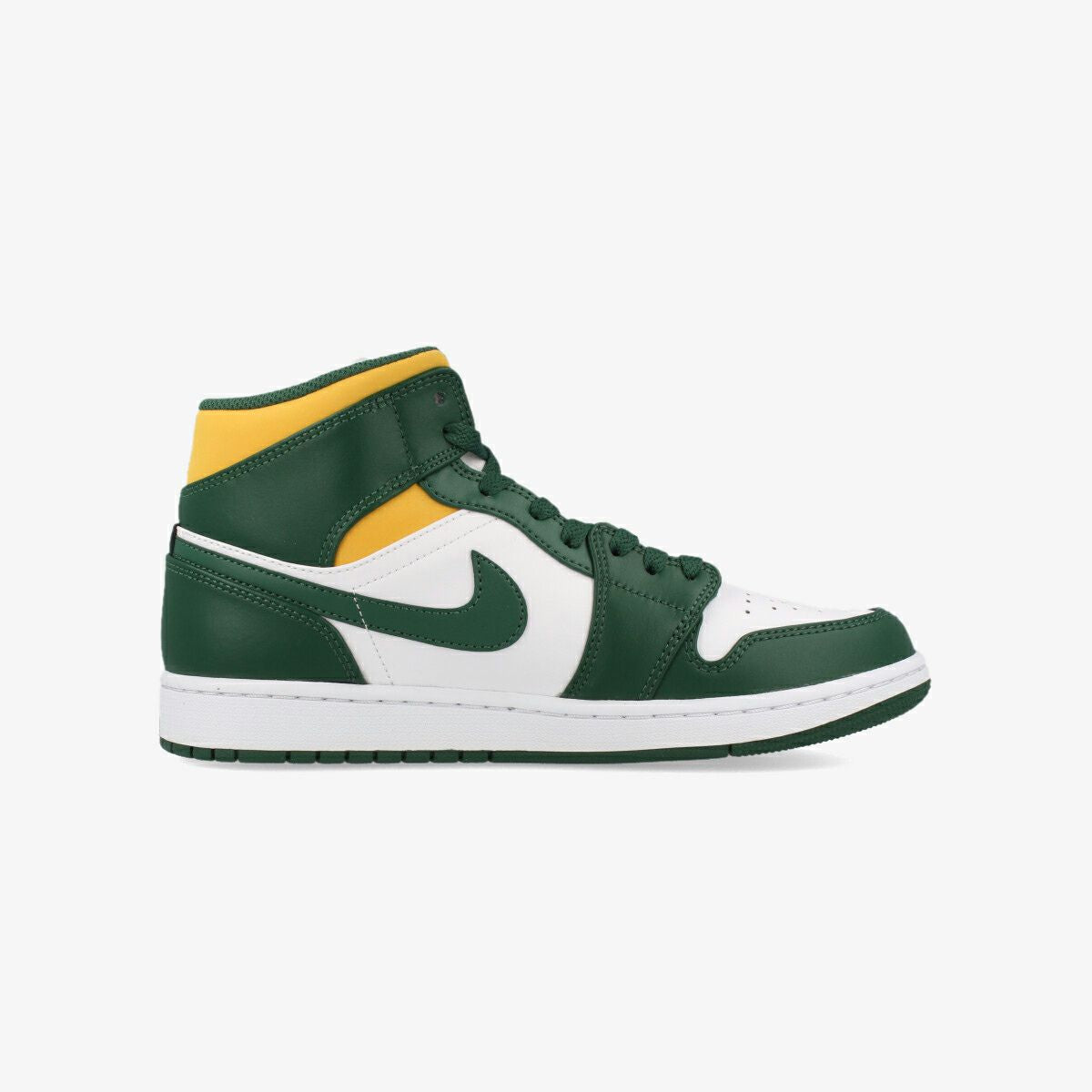 NIKE AIR JORDAN 1 MID NOBLE GREEN/POLLEN/WHITE [SEATTLE