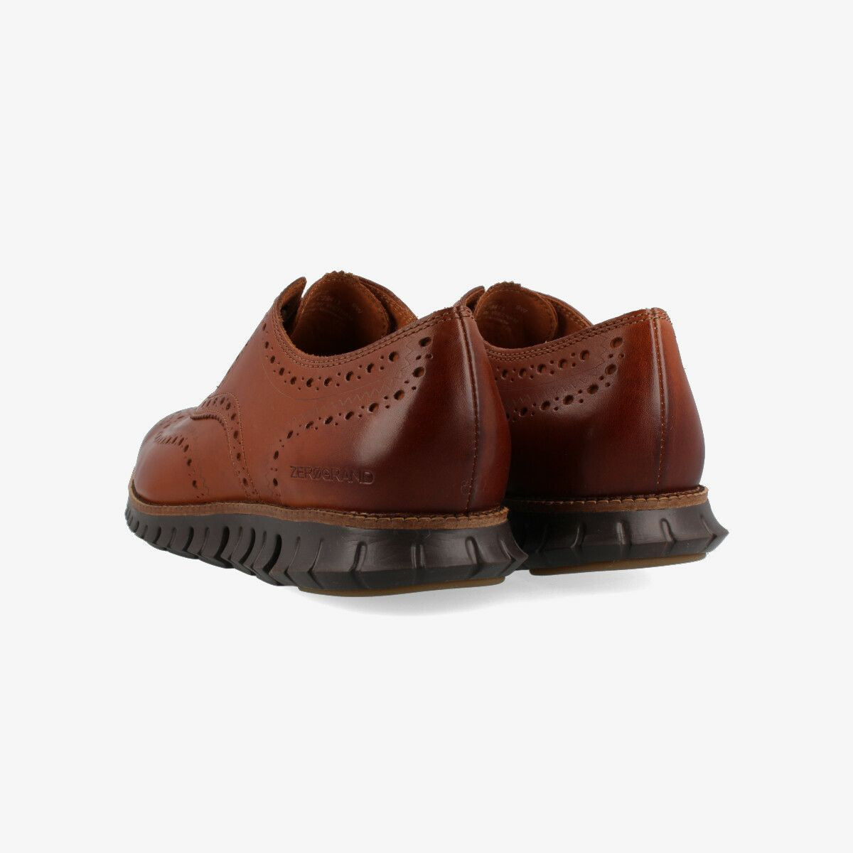 COLE HAAN ZEROGRAND WINGTIP OXFORD BRITISH TAN LEATHER/JAVA