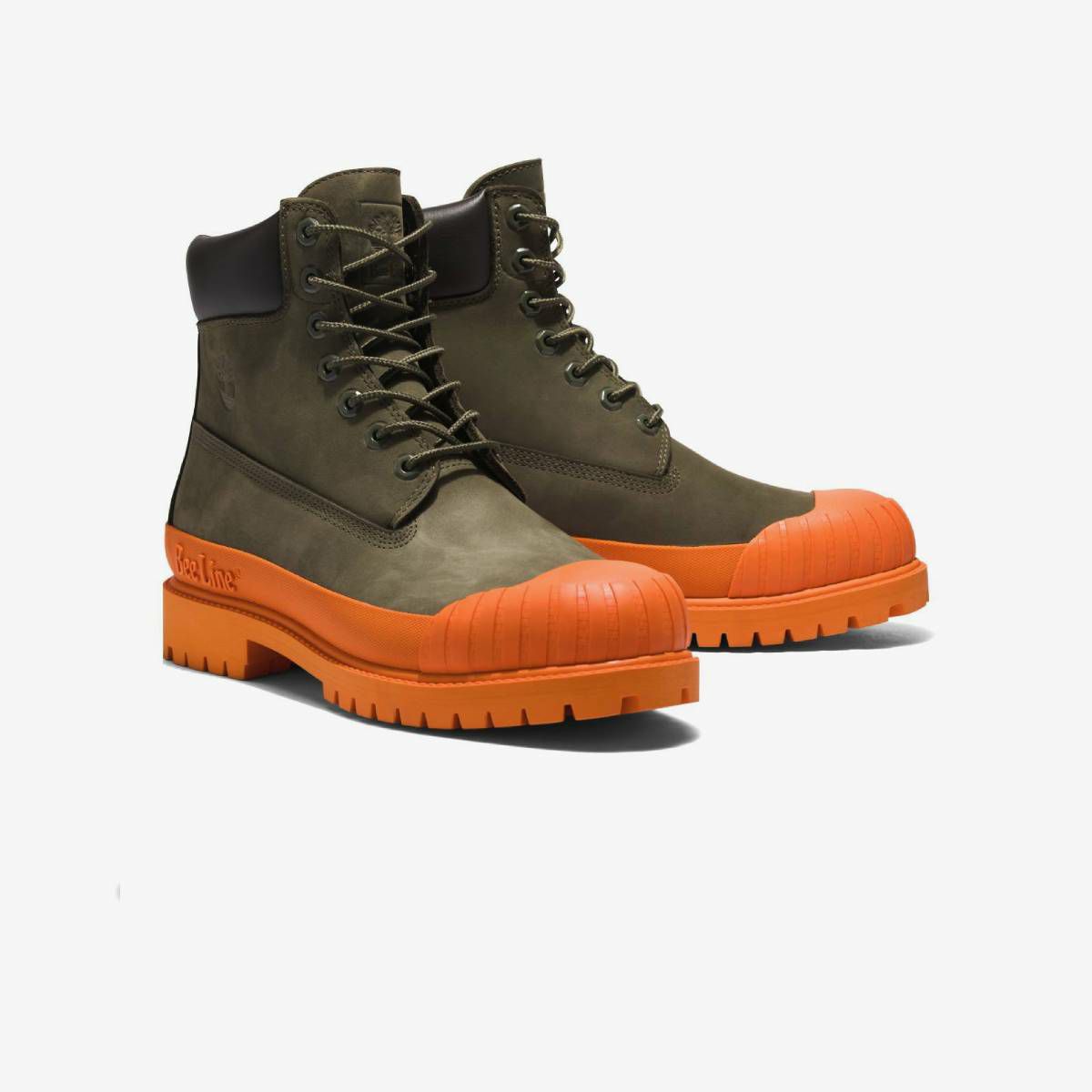 TIMBERLAND x Bee Line 6inch PREMIUM RUBBER TOE WP BOOT DARK GREEN