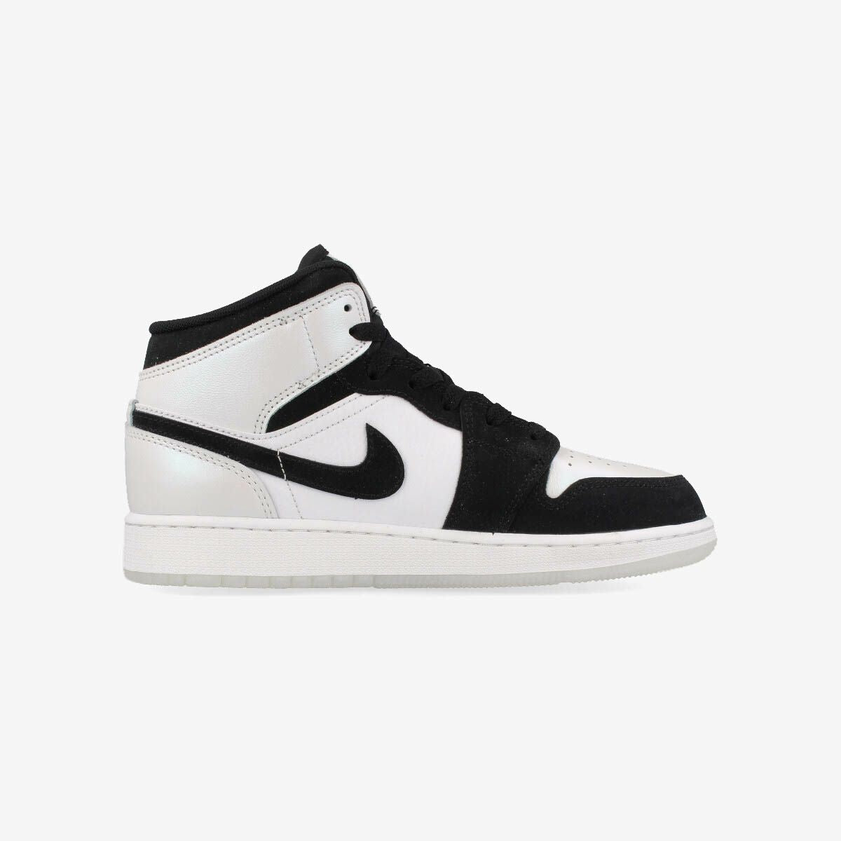 NIKE AIR JORDAN 1 MID SE GS WHITE/BLACK/MULTI COLOR dn4321-100