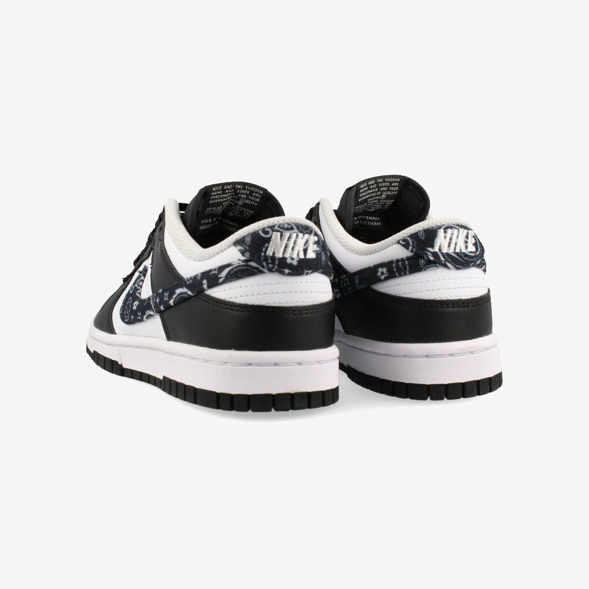 NIKE WMNS DUNK LOW WHITE/BLACK/WHITE/BLACK 【PAISLEY】 dh4401-100