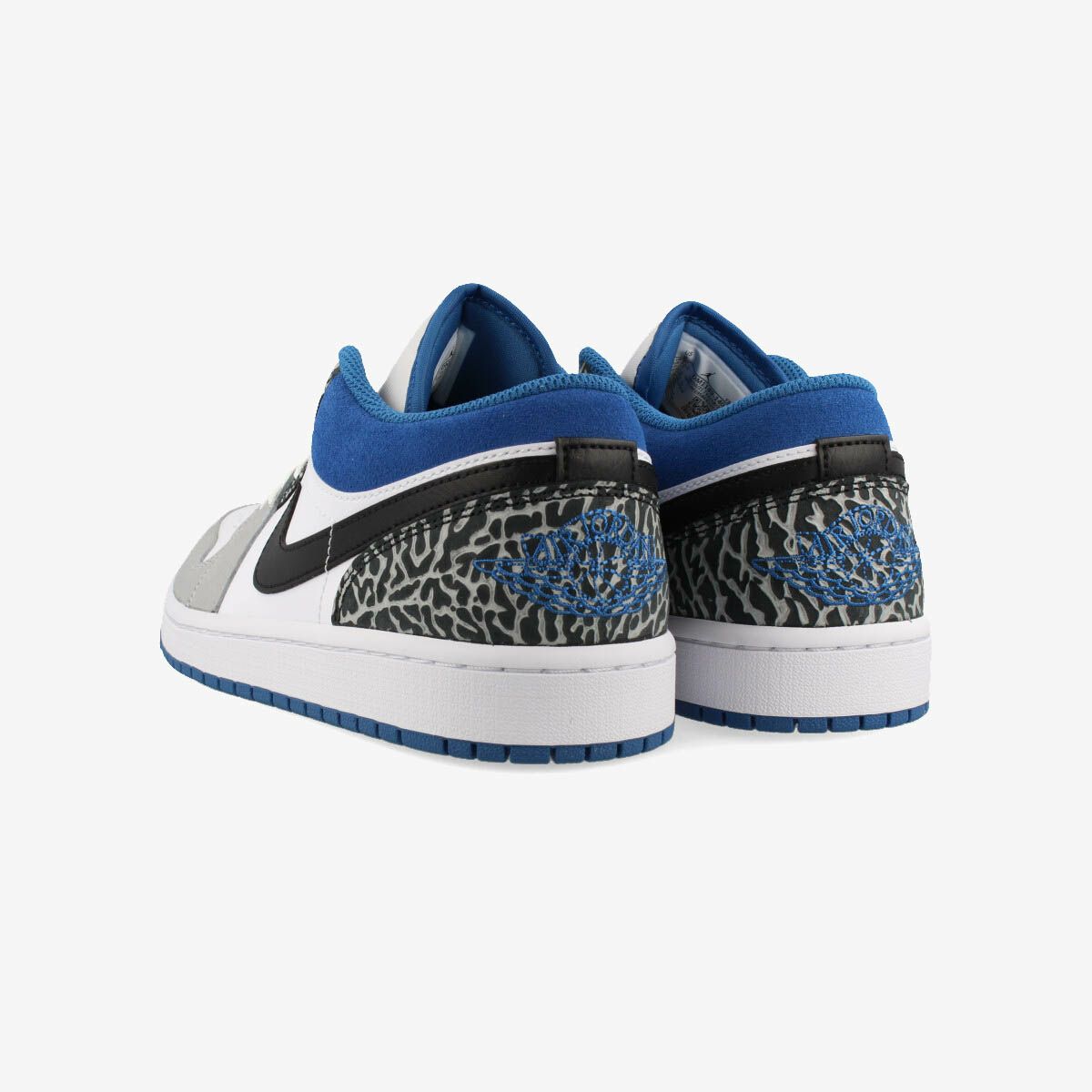 NIKE AIR JORDAN 1 LOW SE WHITE/DARK MARINA BLUE/BLACK/CEMENT GRAY