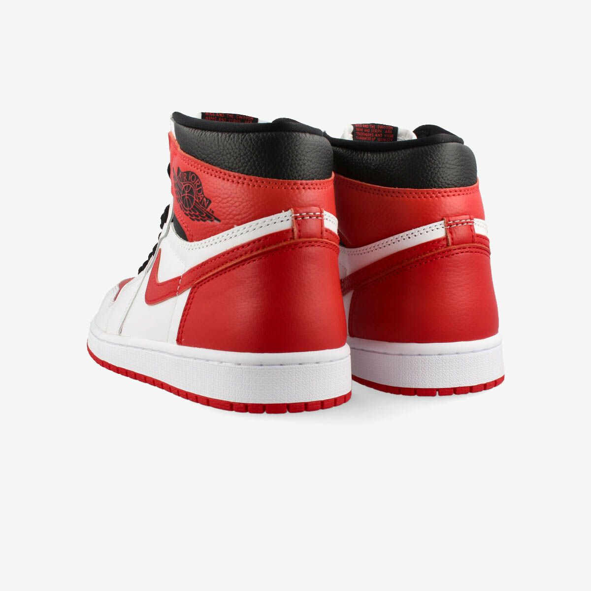 NIKE AIR JORDAN 1 RETRO HIGH OG WHITE/UNIVERSITY RED/BLACK