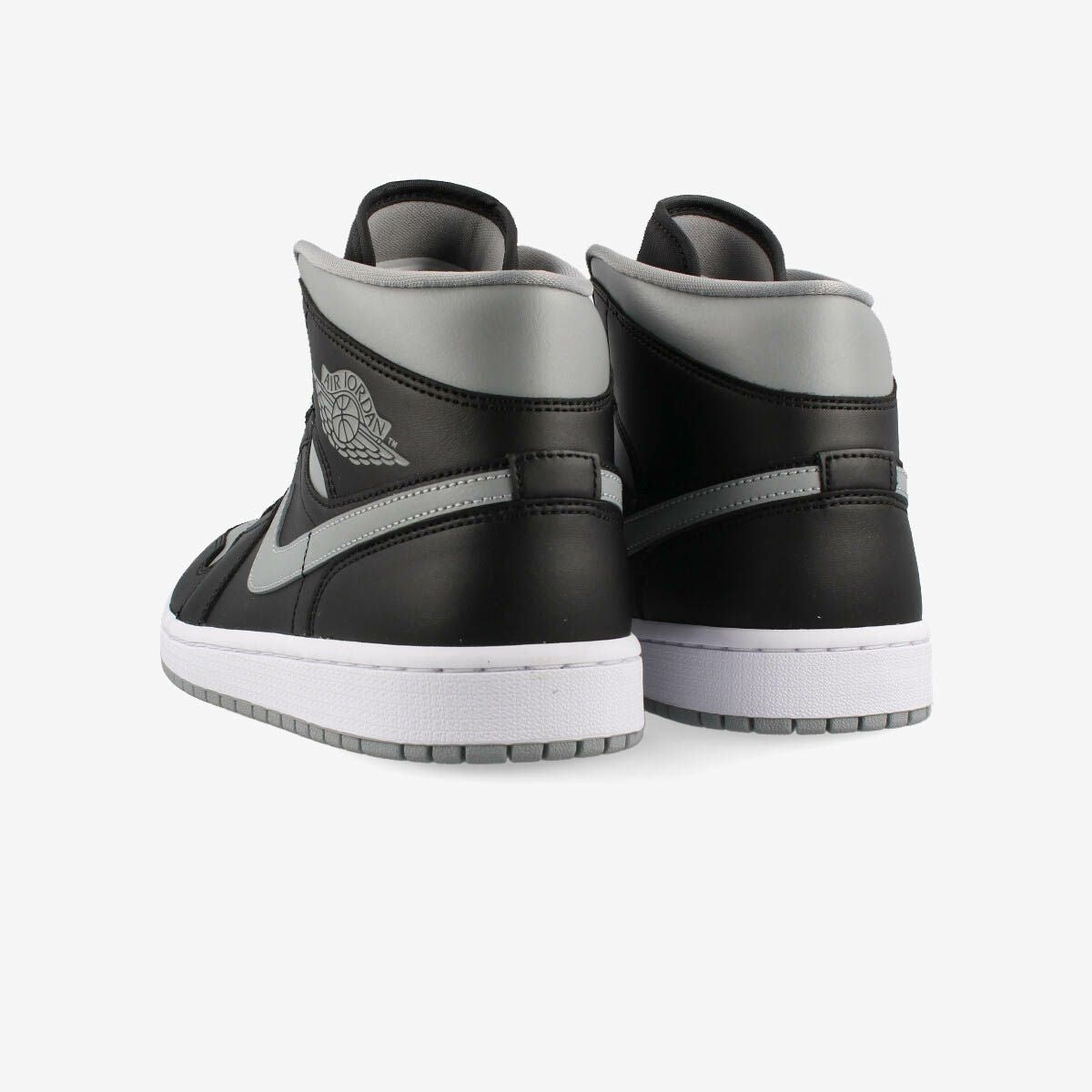 NIKE WMNS AIR JORDAN 1 MID BLACK/MEDIUM GREY – KICKS LAB.