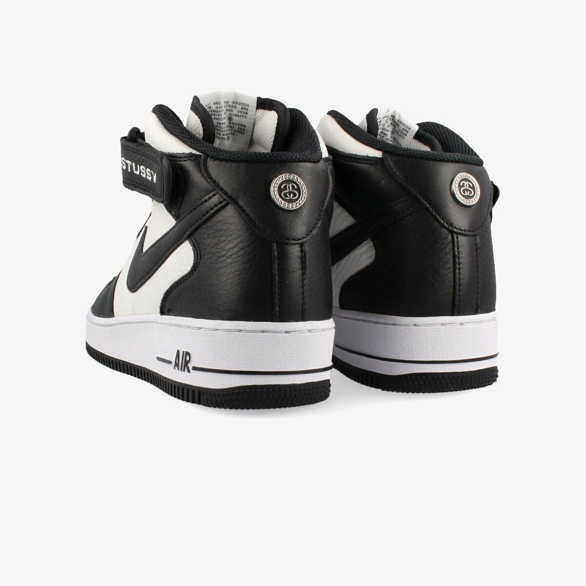 NIKE AIR FORCE 1 '07 MID SP BLACK/BLACK/WHITE [STUSSY] dj7840-002