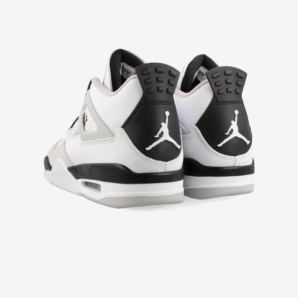 Nike Air Jordan 4 IV Retro Military Black 4-14 White Neutral Grey  DH6927-111