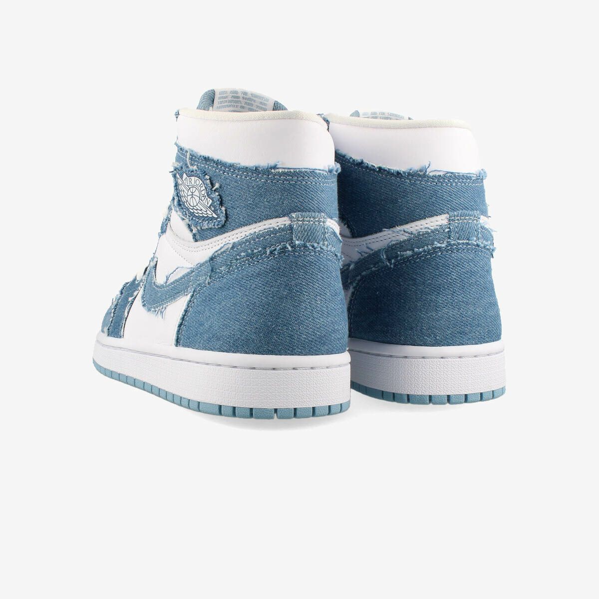 NIKE WMNS AIR JORDAN 1 RETRO HIGH OG WHITE/WORN BLUE/METALLIC GOLD [DE