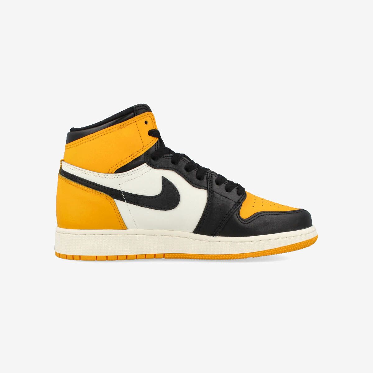 NIKE AIR JORDAN 1 RETRO HIGH OG GS BLACK/TAXI/WHITE 【YELLOW TOE