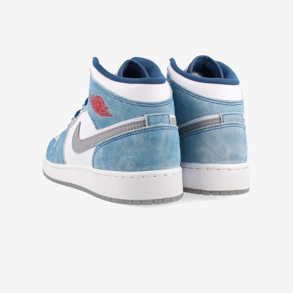 NIKE AIR JORDAN 1 MID SE GS FRENCH BLUE/FIRE RED/WHITE dr6235-401