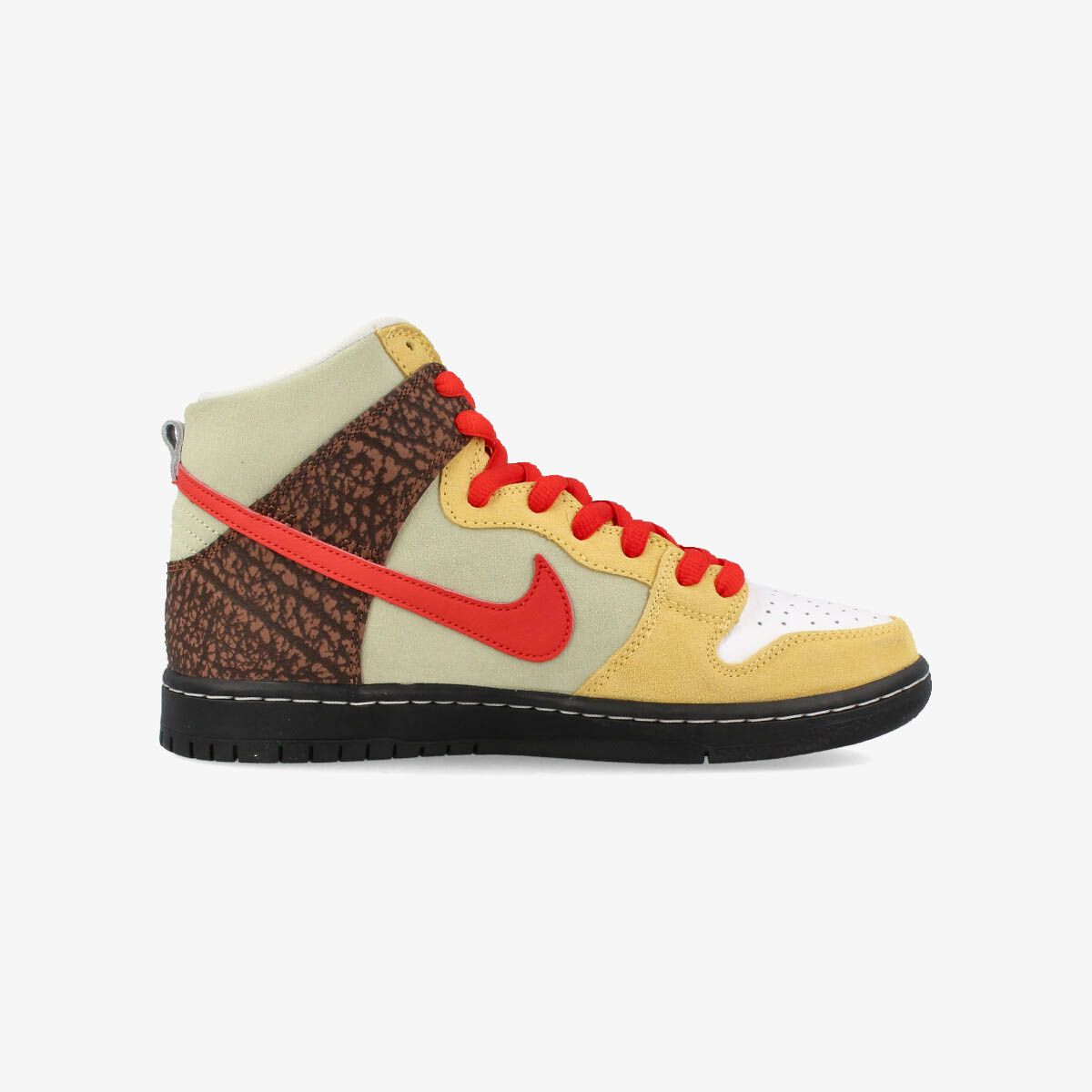 NIKE SB x COLOR SKATES DUNK HIGH PRO ISO TOPAZ GOLD/CHILI RED