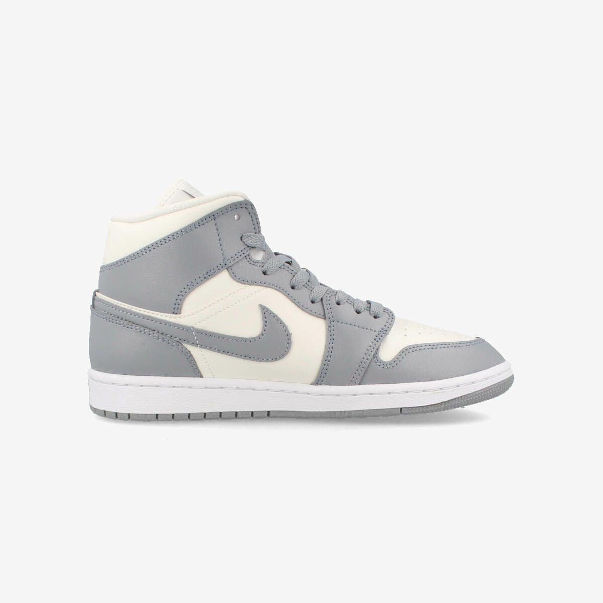 NIKE WMNS AIR JORDAN 1 MID SAIL/STEALTH/WHITE – KICKS LAB.