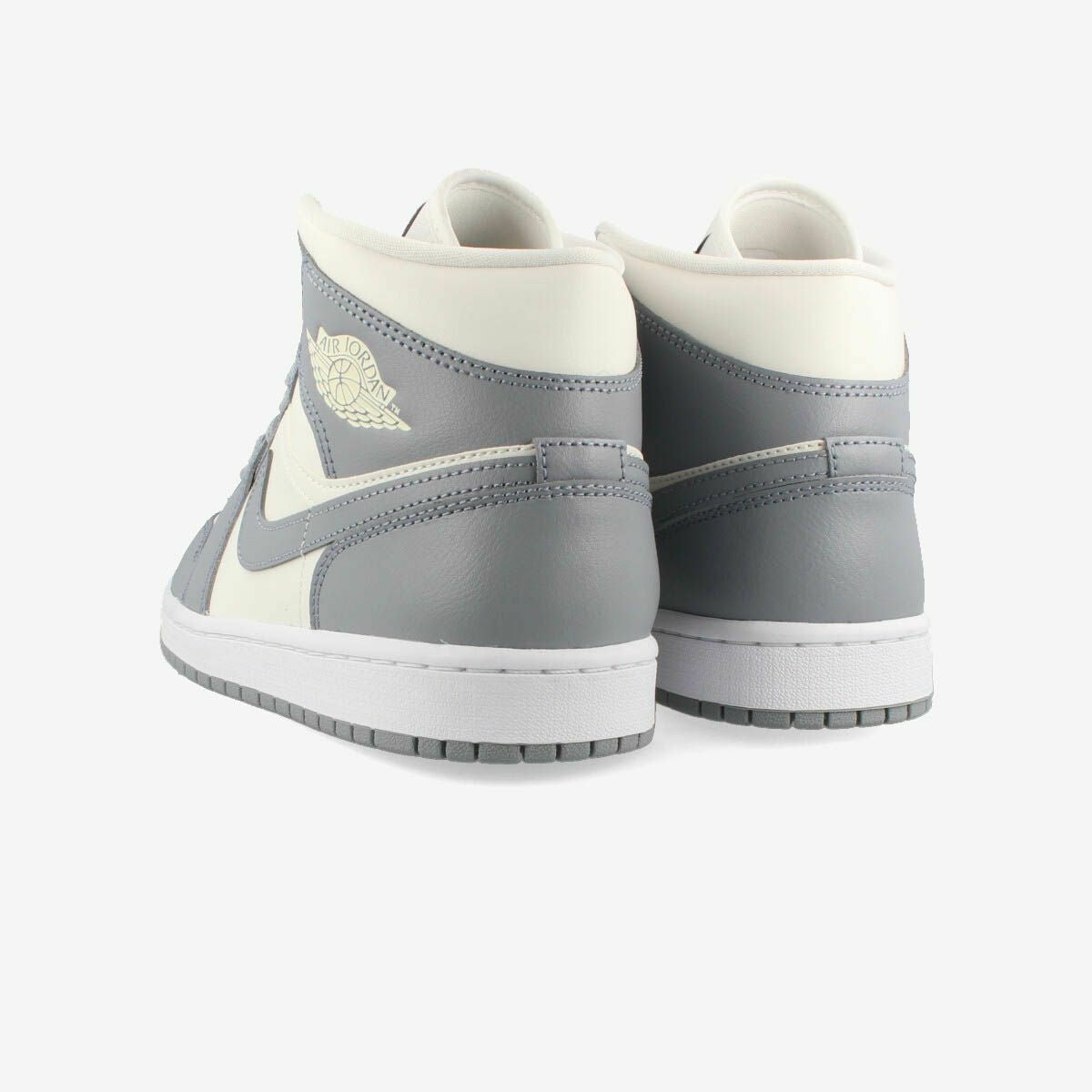 NIKE WMNS AIR JORDAN 1 MID SAIL/STEALTH/WHITE bq6472-115-l – KICKS