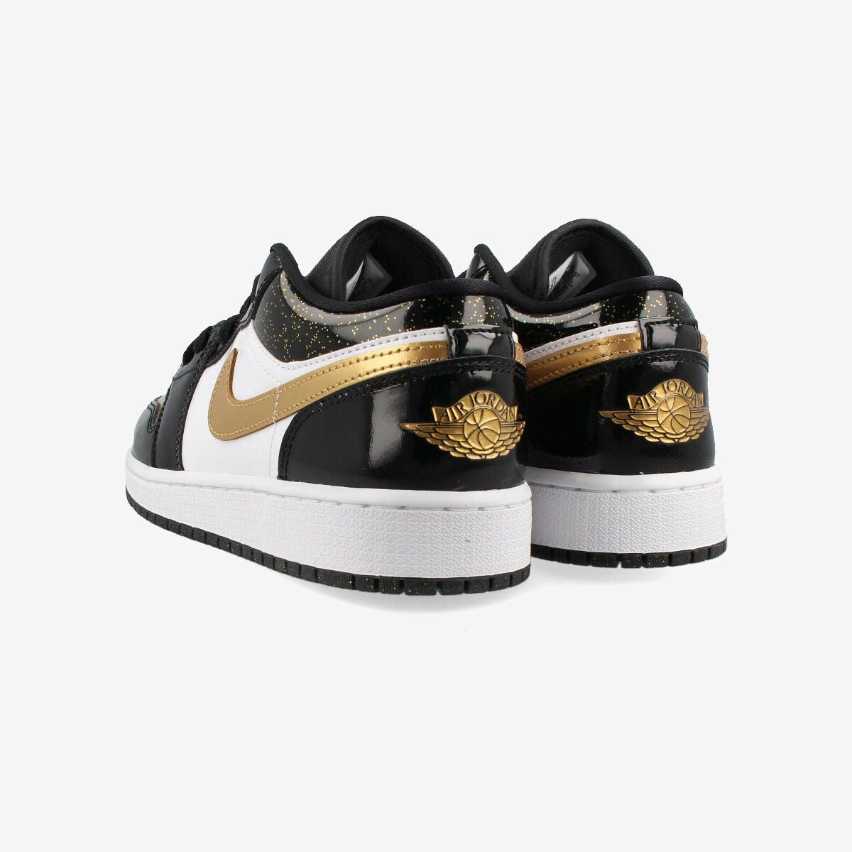 NIKE AIR JORDAN 1 LOW SE GS BLACK/METALLIC GOLD/WHITE dr6970-071