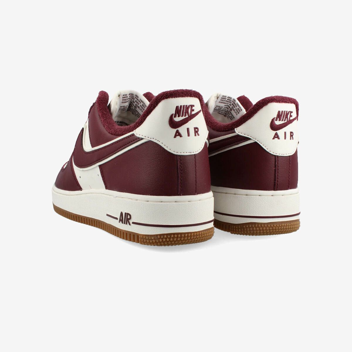 NIKE AIR FORCE 1 '07 LV8 SAIL/NIGHT MAROON/GUM MED BROWN dq7659