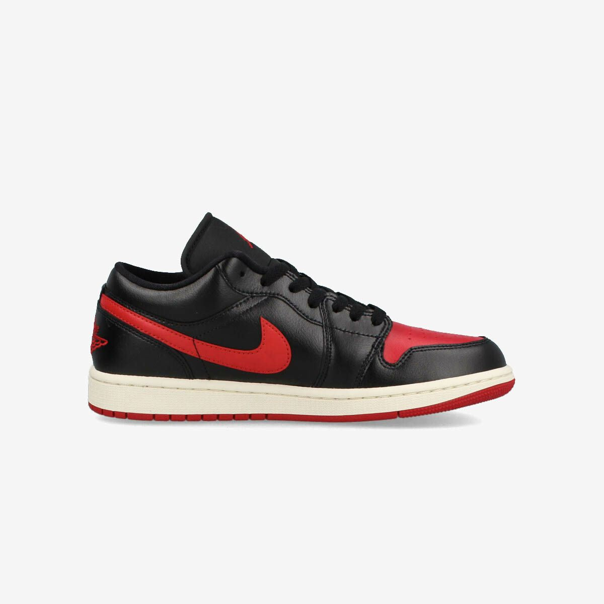 NIKE WMNS AIR JORDAN 1 LOW BLACK/GYM RED/SAIL