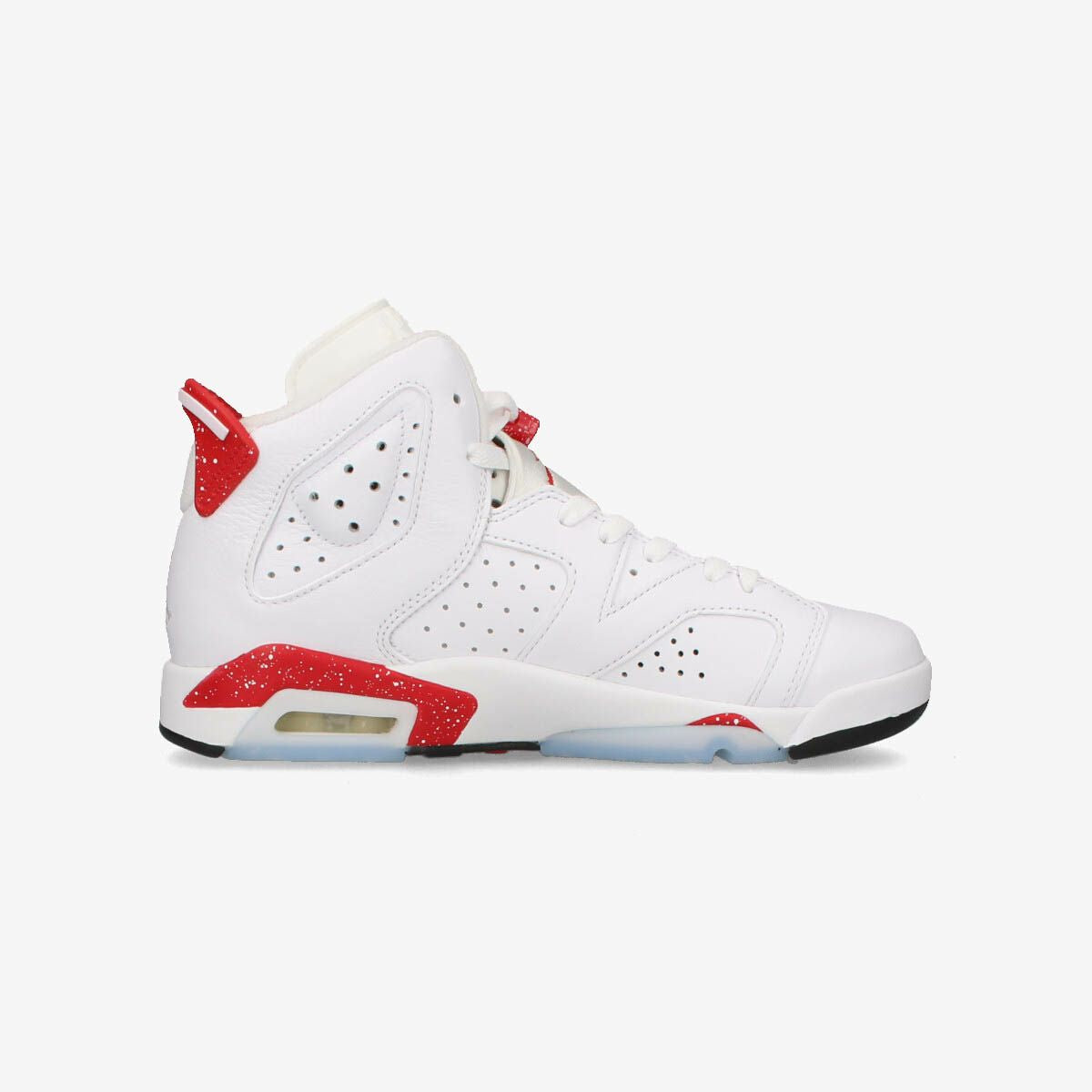 NIKE AIR JORDAN 6 RETRO GS WHITE/UNIVERSITY RED/BLACK 【RED OREO