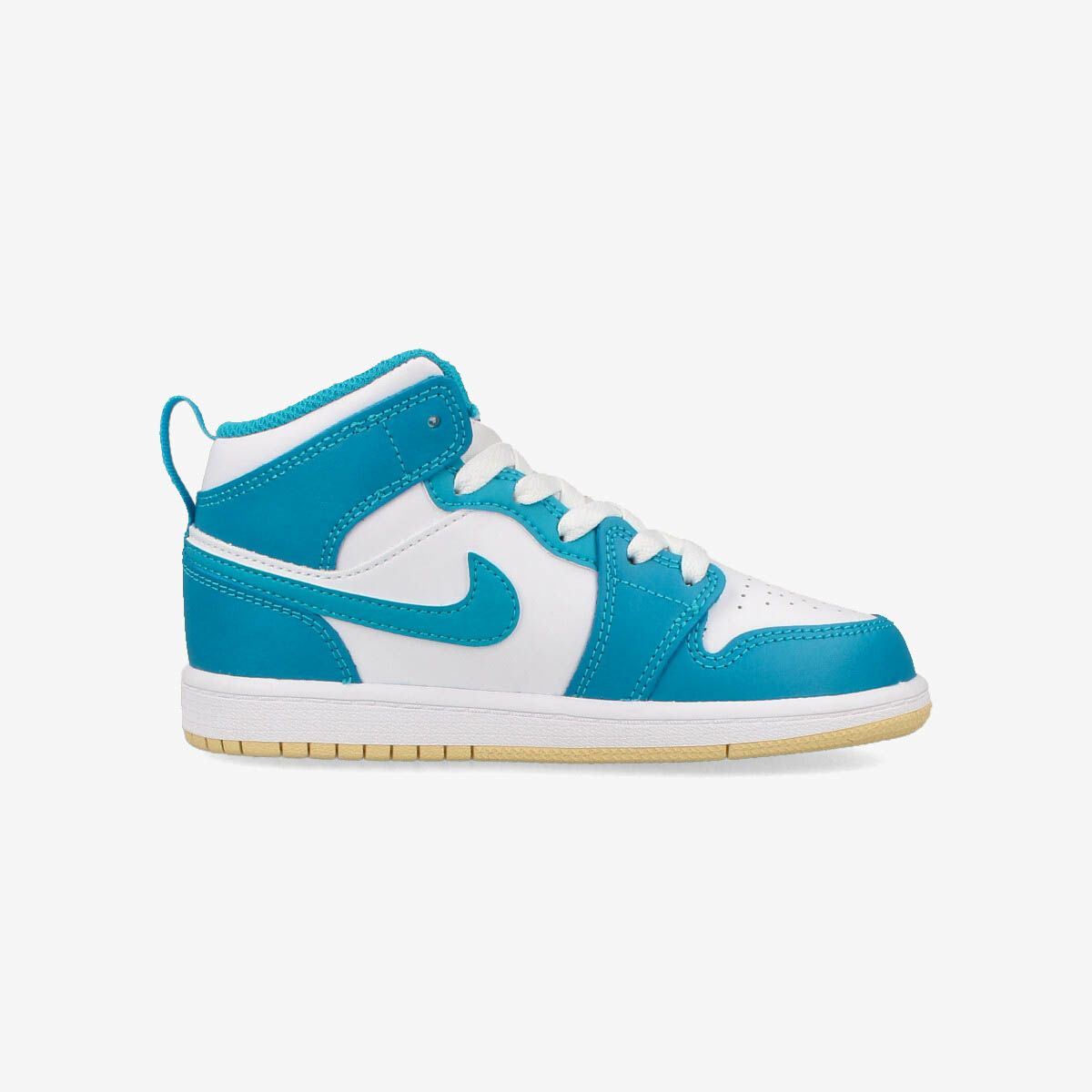 NIKE AIR JORDAN 1 MID PS AQUATONE/CELESTIAL GOLD/WHITE