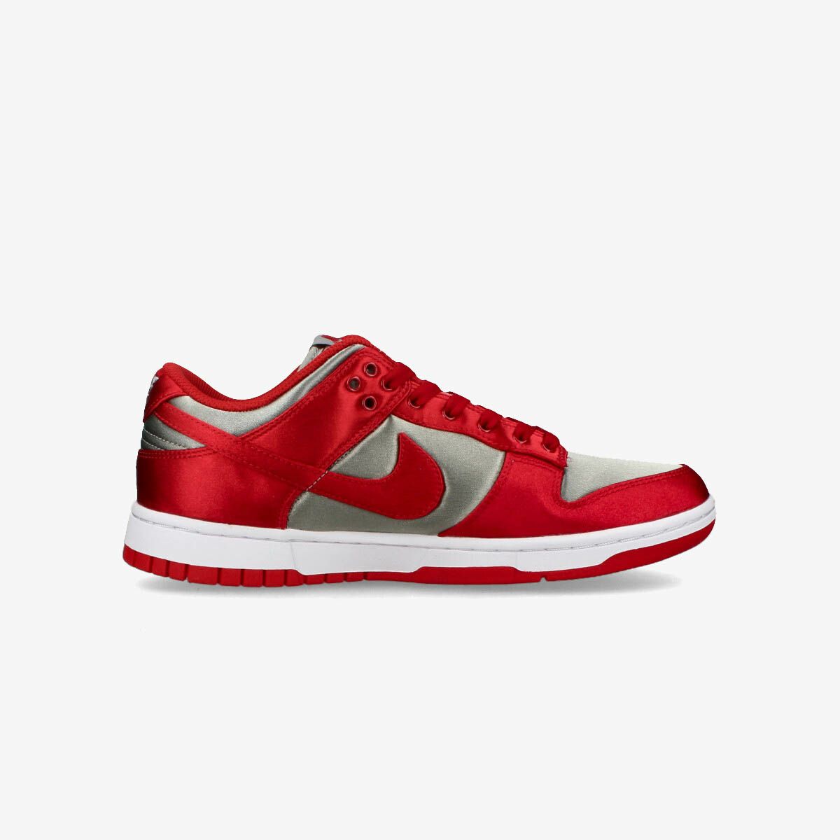 NIKE WMNS DUNK LOW ESSENTIAL [UNLV] MEDIUM GRAY/VARSITY RED/WHITE