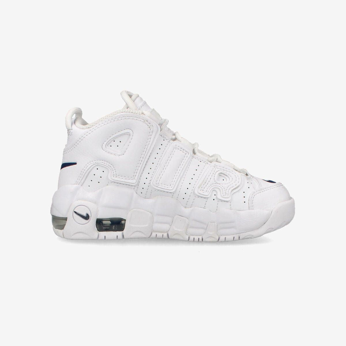 NIKE AIR MORE UPTEMPO PS WHITE/WHITE/MIDNIGHT NAVY – KICKS LAB.