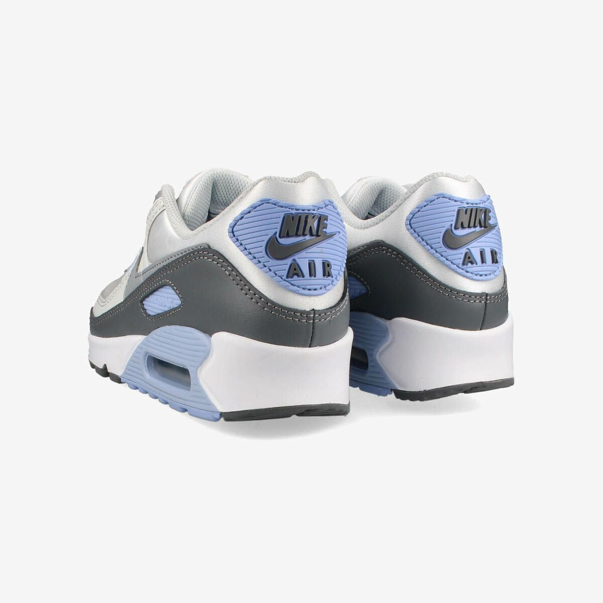 NIKE WMNS AIR MAX 90 WHITE/WOLF GREY/PHOTON DUST/COBALT BLISS