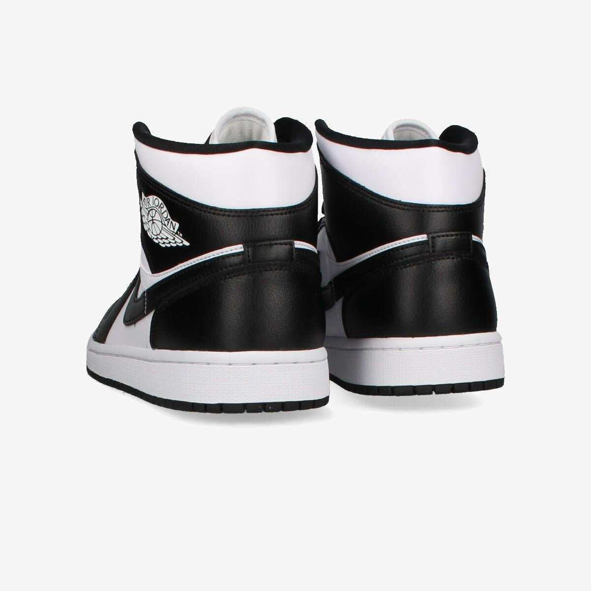 NIKE WMNS AIR JORDAN 1 MID WHITE/BLACK/WHITE – KICKS LAB.