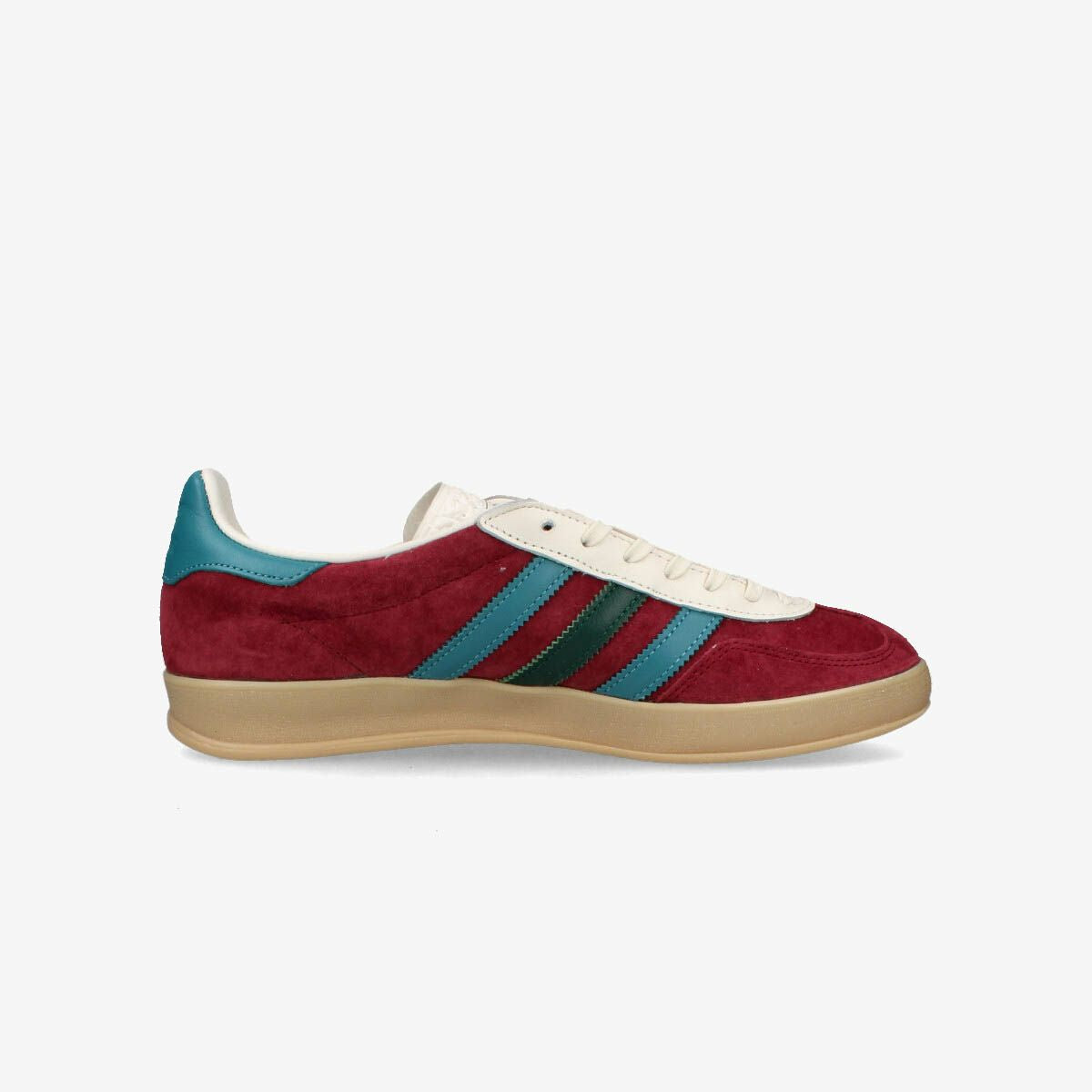 adidas GAZELLE INDOOR COLLEGE BURGUNDY/ARCTIC FUSION/COLLEGE GREEN