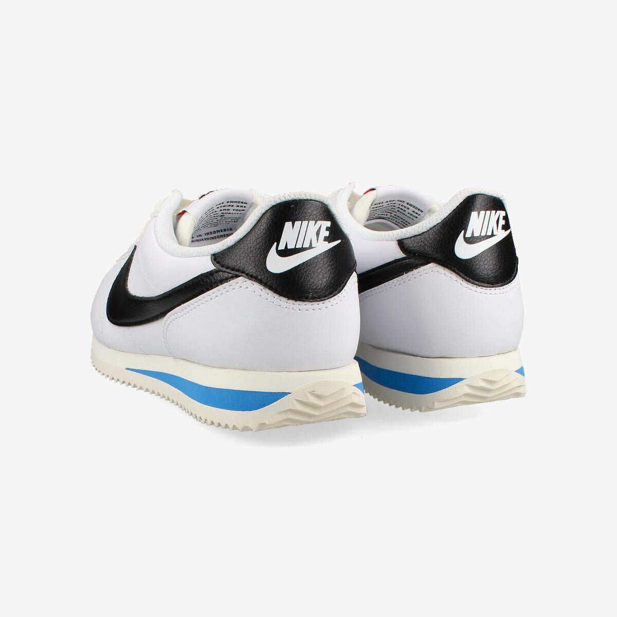 NIKE WMNS CORTEZ WHITE/BLACK/LT PHOTO BLUE/SAIL dn1791-100 – KICKS