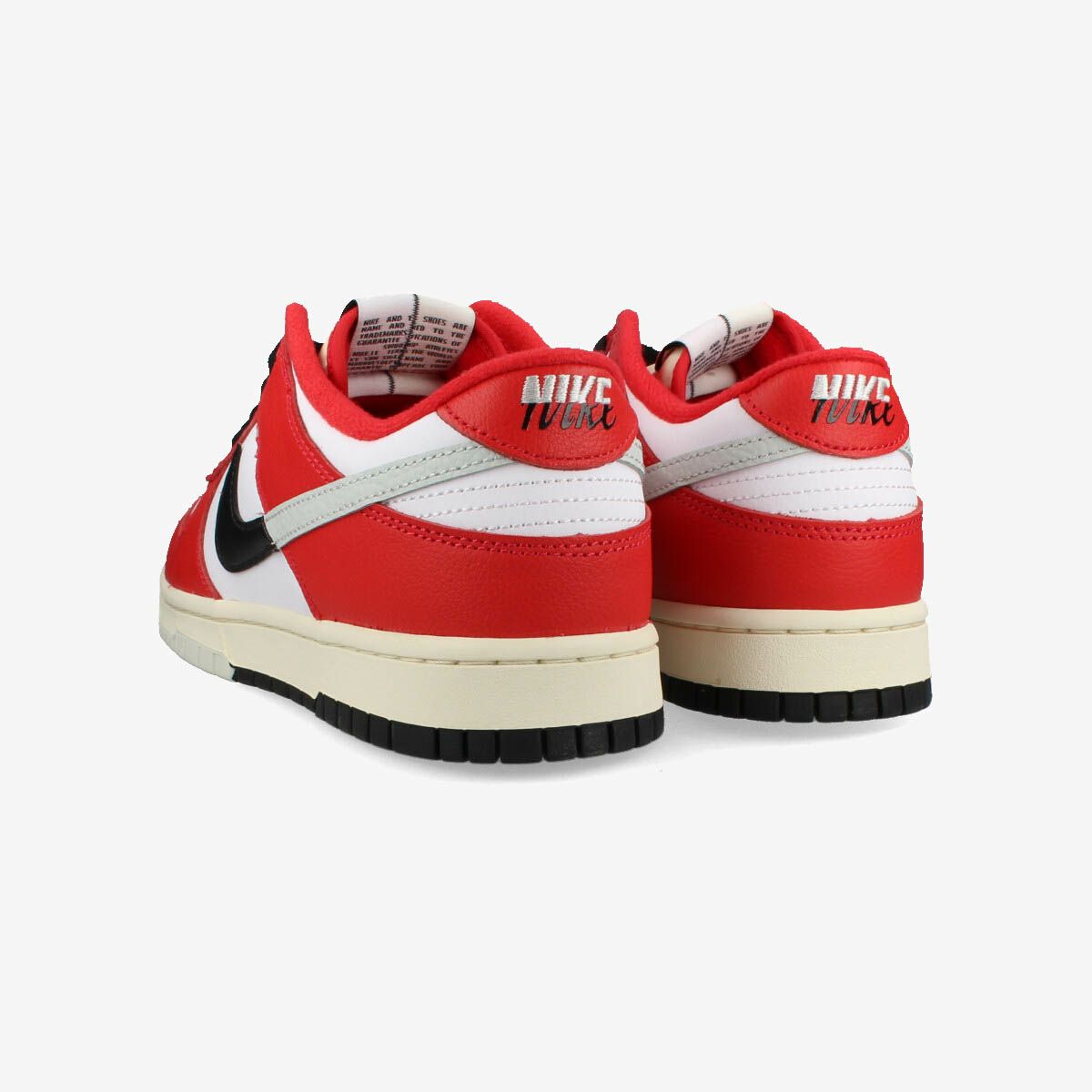 NIKE DUNK LOW RETRO 【CHICAGO SPLIT】 UNIVERSITY RED/BLACK – KICKS