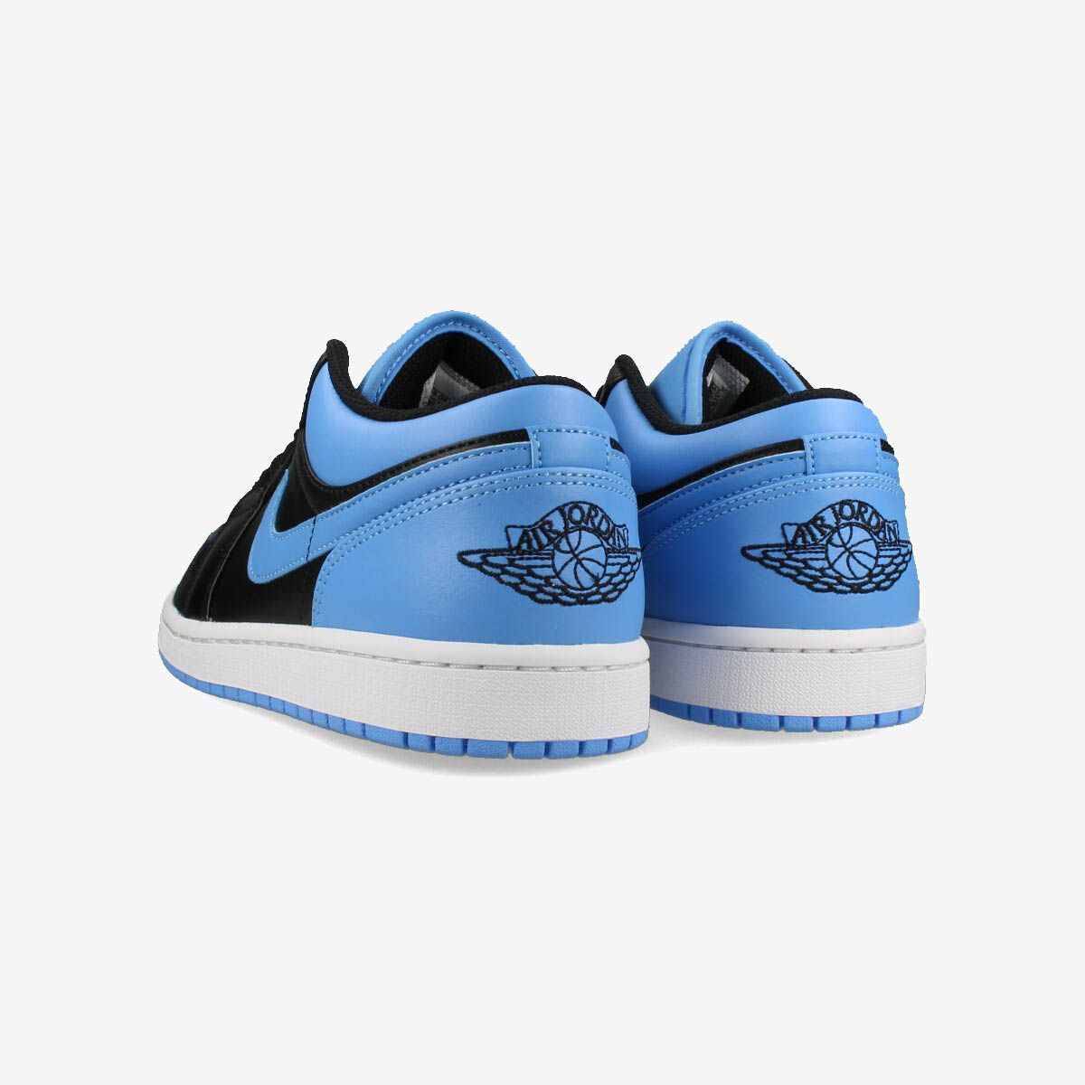 NIKE AIR JORDAN 1 LOW BLACK/BLACK/UNIVERSITY BLUE/WHITE 553558-041