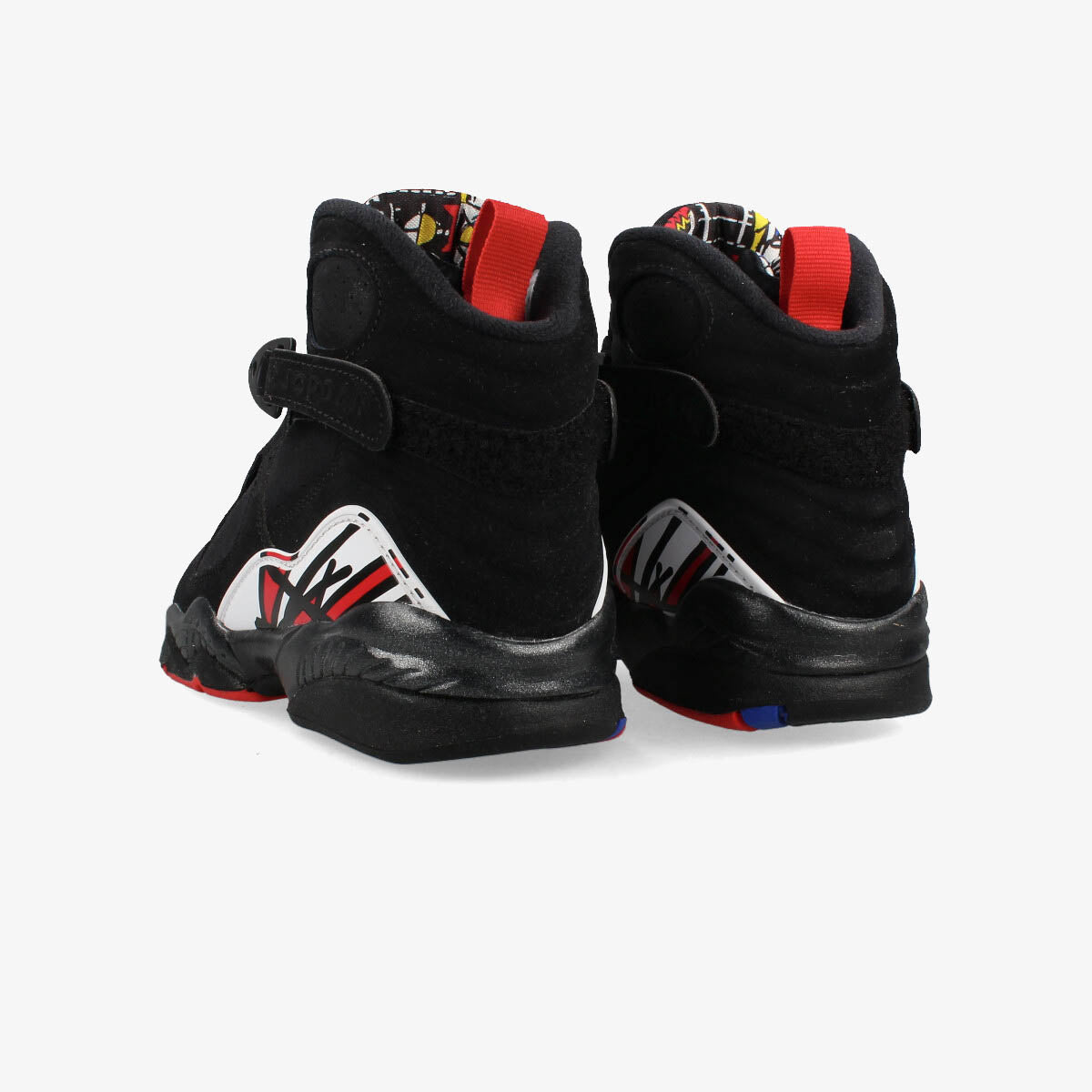 NIKE AIR JORDAN 8 RETRO GS BLACK/TRUE RED/WHITE 305368-062 – KICKS