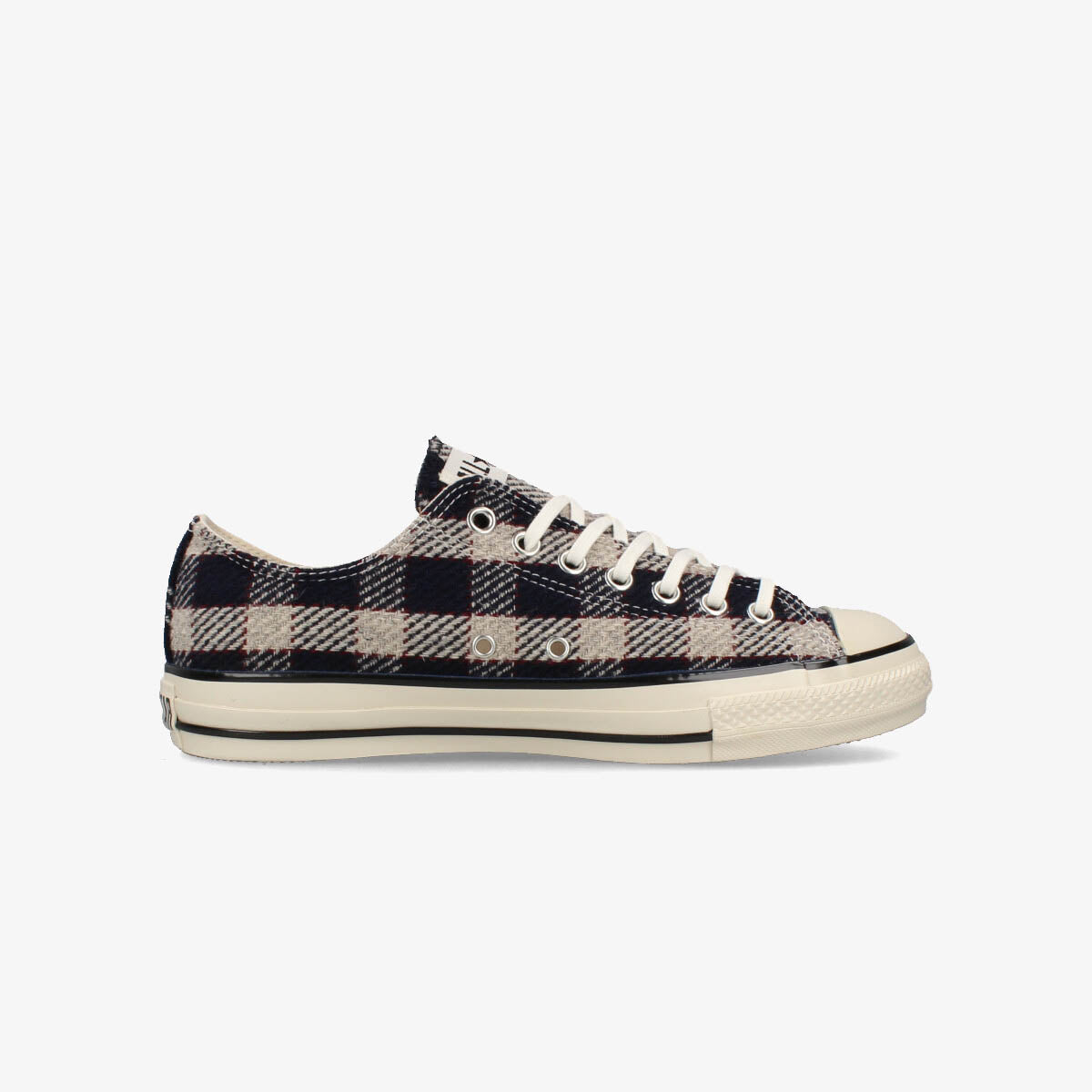 CONVERSE ALL STAR US WOOL PLAID OX GRAY/NAVY/RED