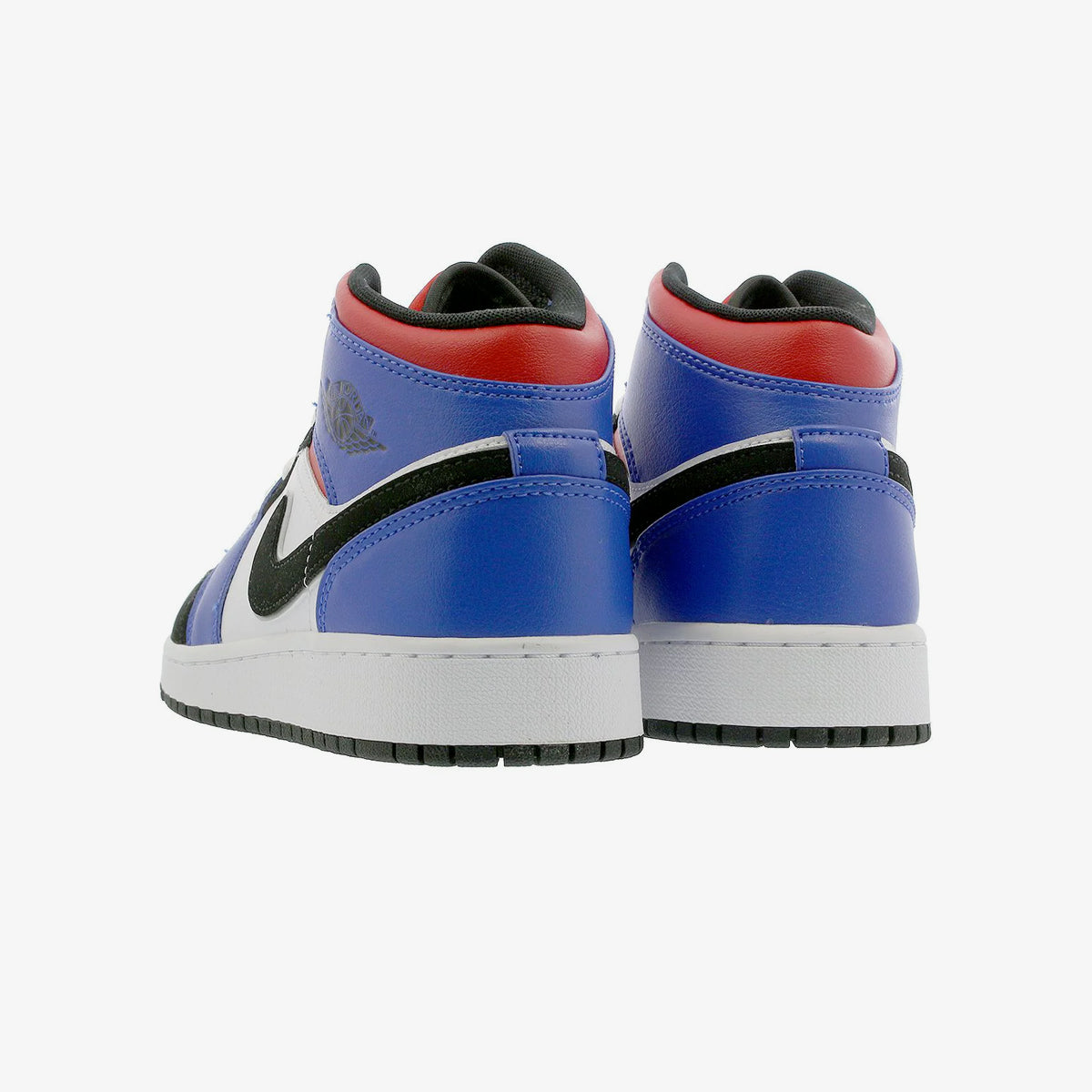 NIKE AIR JORDAN 1 MID BG WHITE/BLACK/HYPER ROYAL [TOP3]