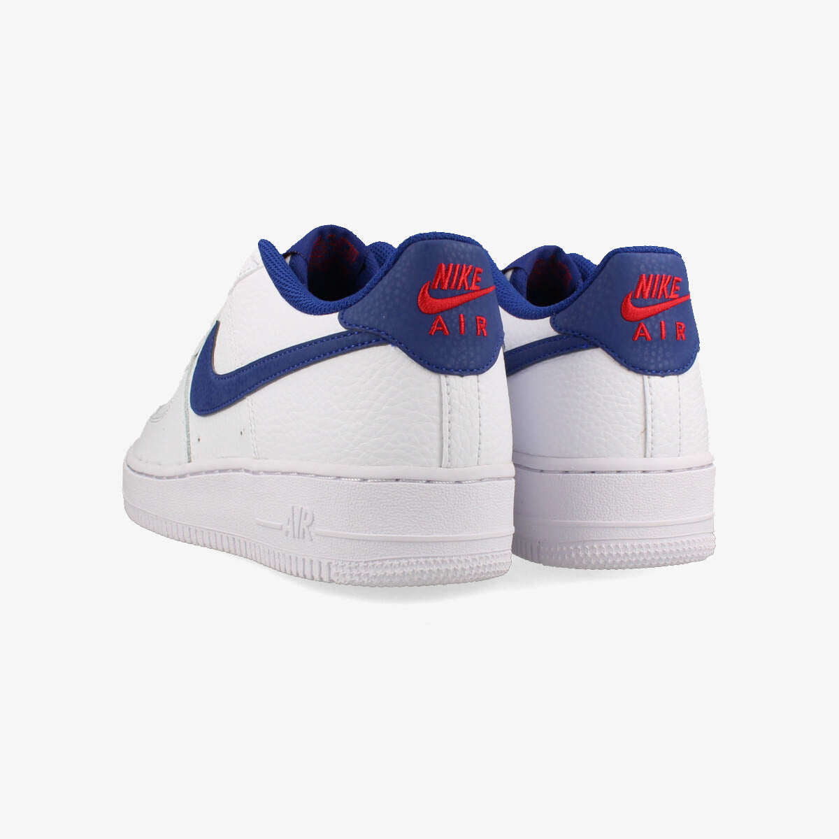 NIKE AIR FORCE 1 GS WHITE/DEEP ROYAL BLUE/UNIVERSITY RED – KICKS LAB.