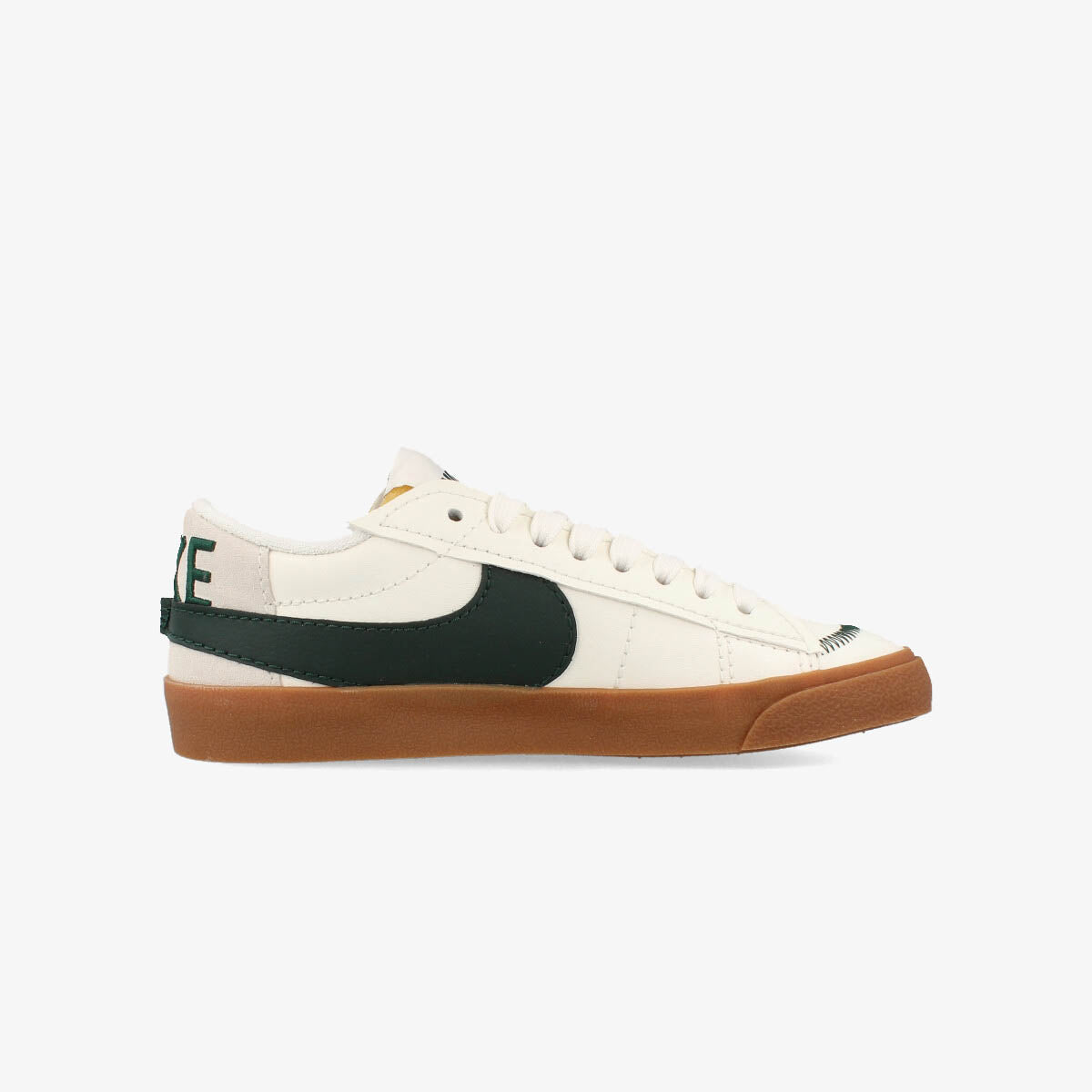 NIKE BLAZER LOW '77 JUMBO SAIL/PRO GREEN/GUM MED BROWN dr9865-101