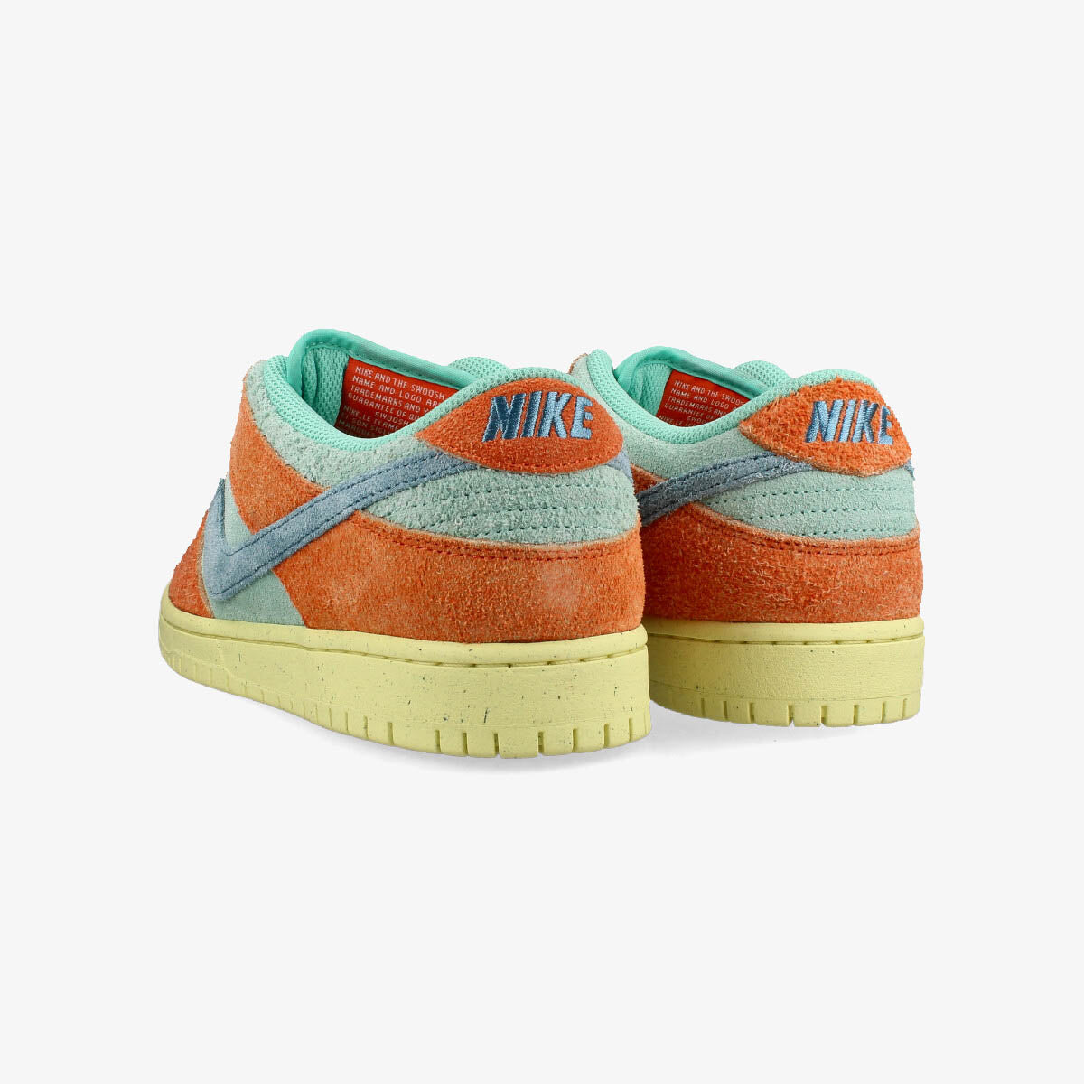 NIKE SB DUNK LOW PRO PRM ORANGE/NOISE AQUA/EMERALD RISE dv5429-800