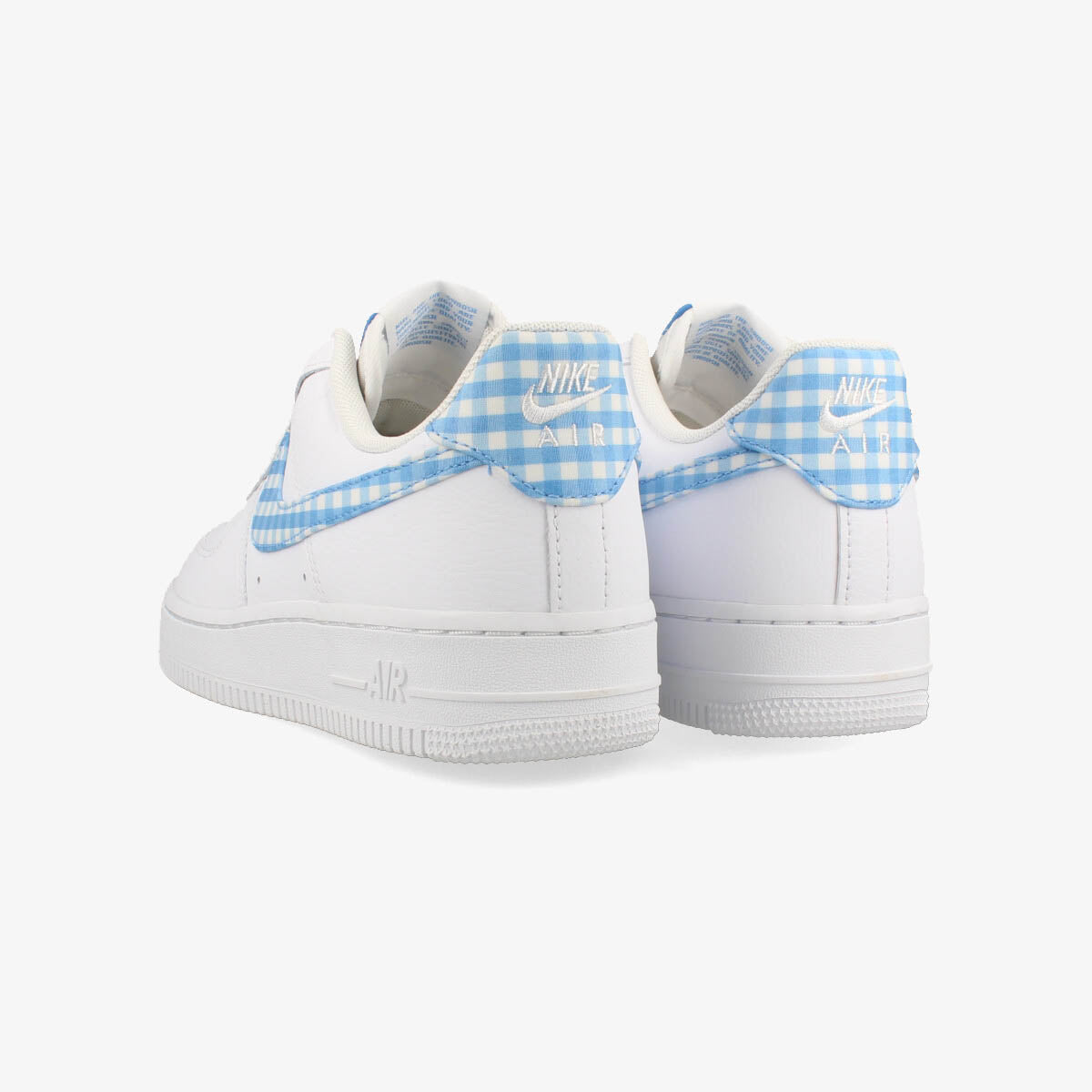 NIKE WMNS AIR FORCE 1 '07 ESSENTIALS 【GINGHAM PLAID】 WHITE