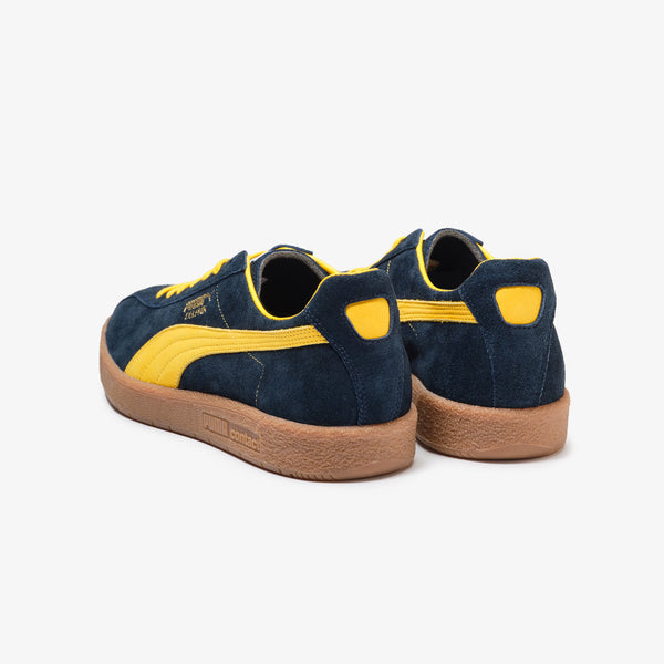 PUMA DELPHIN OG MIJ KL REW NEW NAVY/PELE YELLOW/GUM -MADE IN JAPAN- -Created by KICKS LAB.-