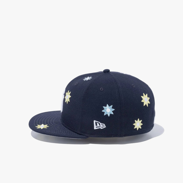 NEW ERA 59FIFTY FLOWER EMBROIDERY NEW YORK YANKEES NAVY